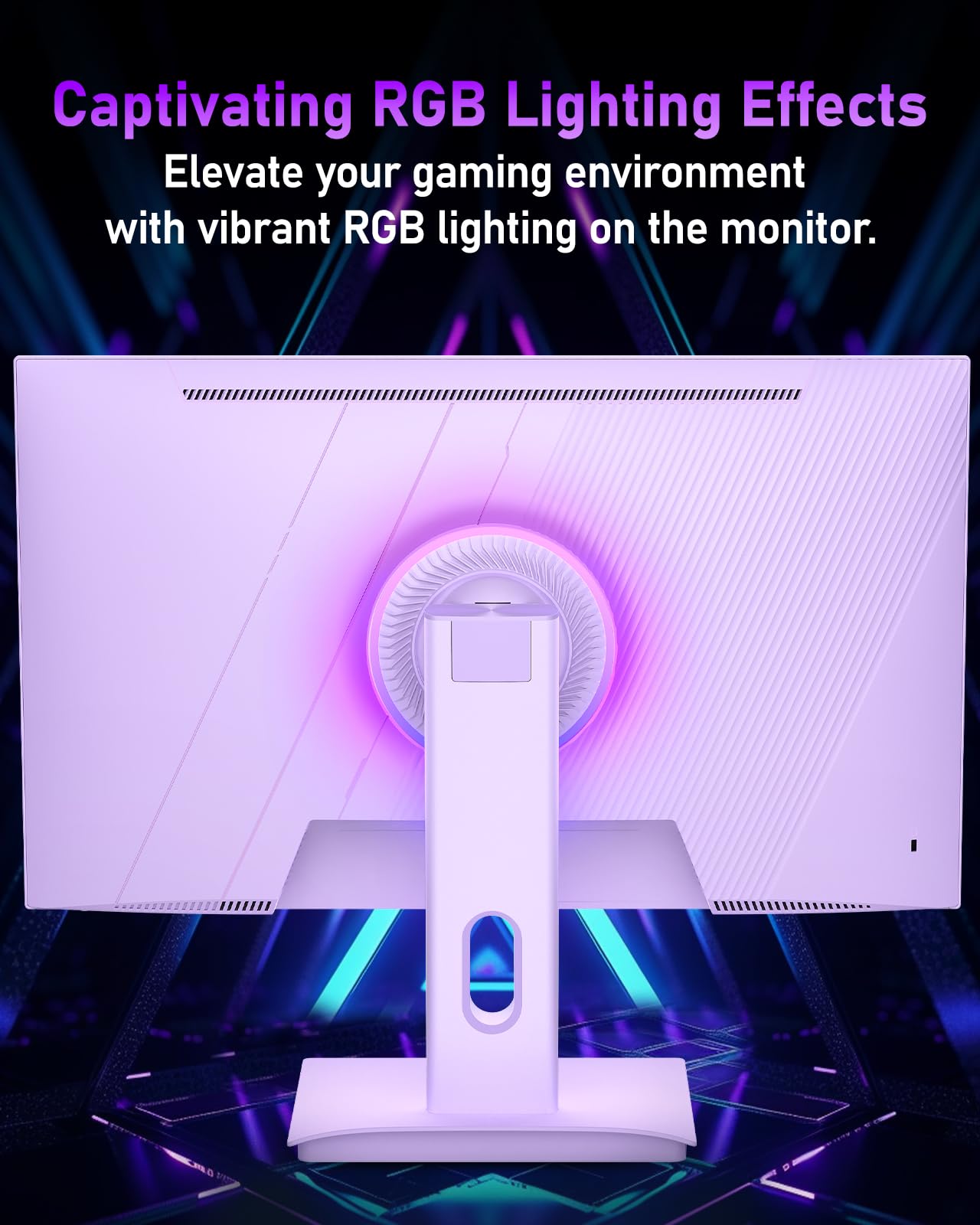 FYHXele Gaming Monitor 24 Inch 180Hz 1080P IPS 1ms MPRT PC Monitor Built-in Speaker Support 144hz/165hz/180hz Freesync Premium Display Eye Care DisplayPort1.4 HDMI2.1 VESA