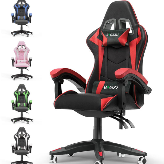 Racingreat Gaming Stuhl, Gamer Stühle, Ergonomisch Gaming Chair, Rückenlehne Einstellbar Pc-Stuhl, 360° Drehbar Gaming Sessel, Atmungsaktiver Bürostuhl für Jugendliche Jungen Mädchen Erwachsene Rosa