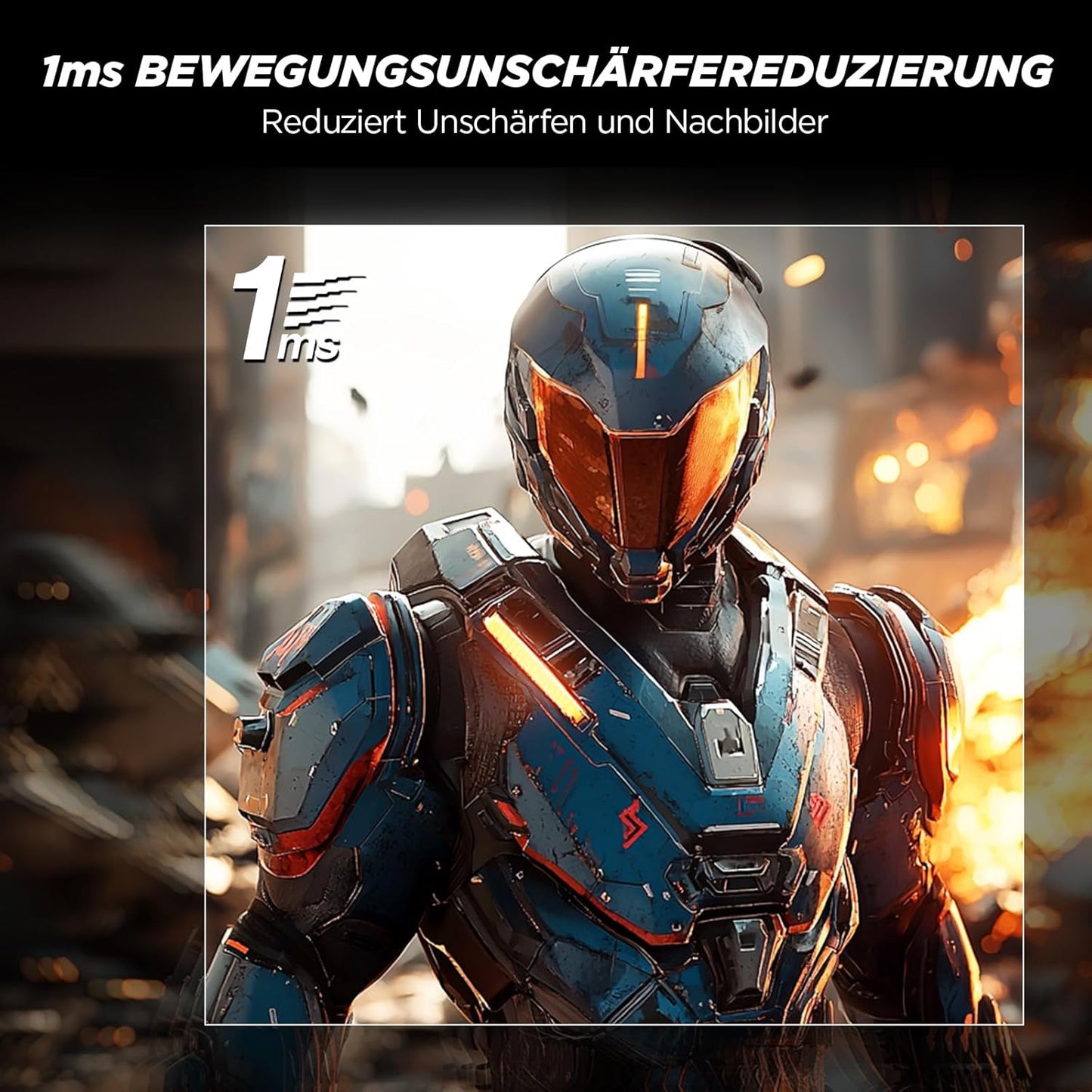 KOORUI Gaming Monitor 24 Inches, 200Hz PC Screen FHD 1920 x 1080 Fast IPS HDR400, Adaptive Sync 1ms, HDMI 2.0 & DP 1.4, VESA 75 x 75 mm-G2411P