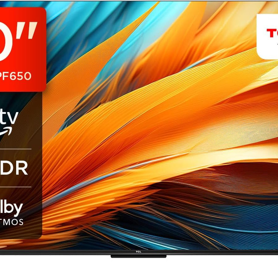 TCL 50PF650 50-Zoll 4K Ultra HD, HDR TV, Smart LED Fire TV (Dolby Vision, Dolby Atmos, DTS, HDR 10, Alexa integriert, Airplay2, Miracast)