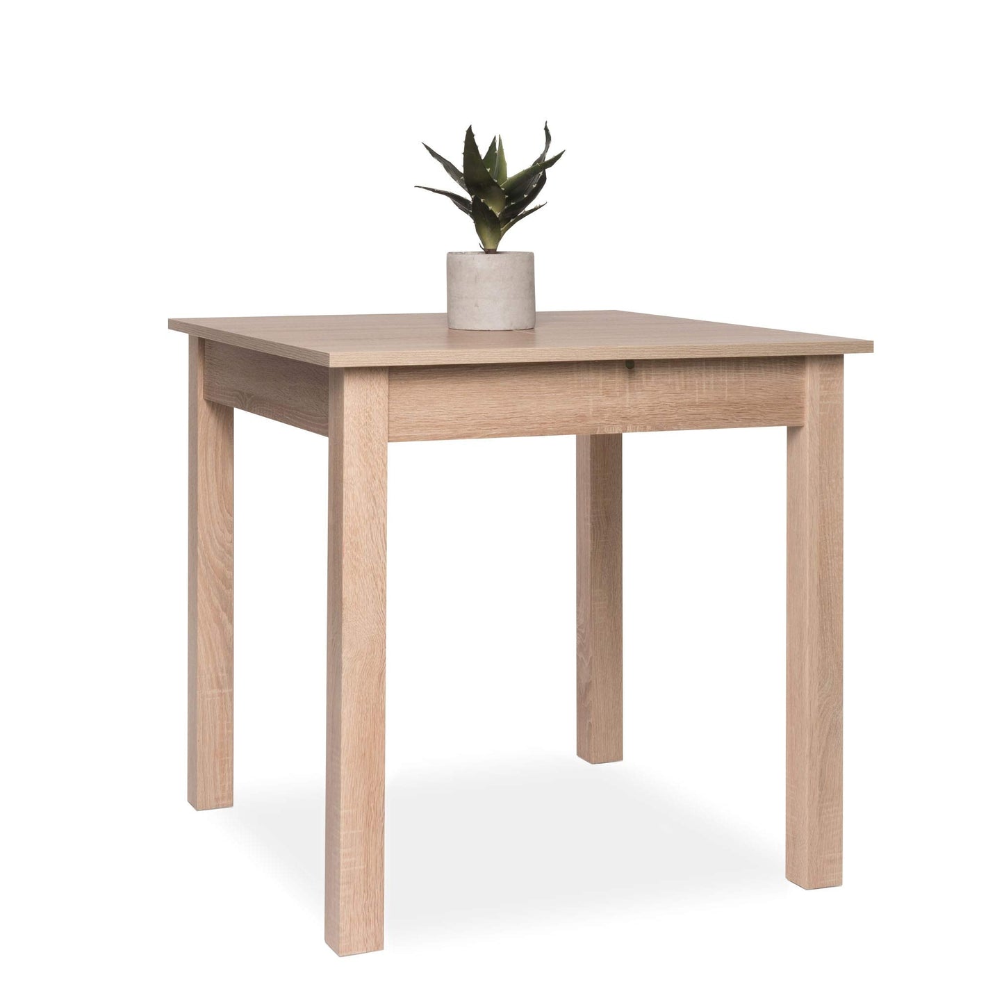 Newfurn Dining Table Wild Oak Dining Room Table Kitchen Table Dining Table II 120 x 76.5 x 70 cm (W x H x D) Extendible up to 160 cm including 40 cm Table Top Anthracite Kitchen Table Dining Table