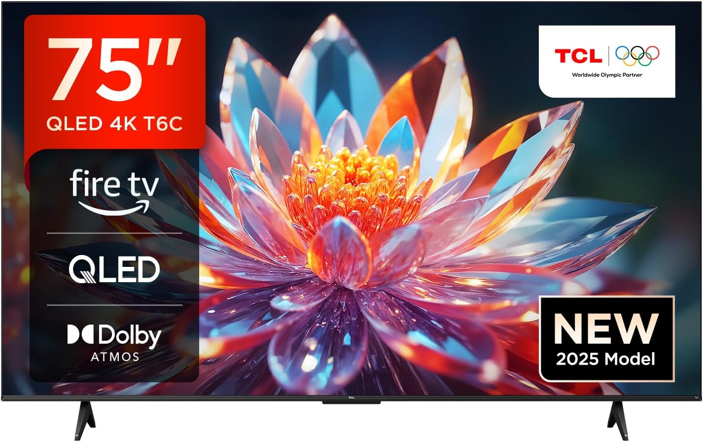 TCL 50PF650 50-Zoll 4K Ultra HD, HDR TV, Smart LED Fire TV (Dolby Vision, Dolby Atmos, DTS, HDR 10, Alexa integriert, Airplay2, Miracast)