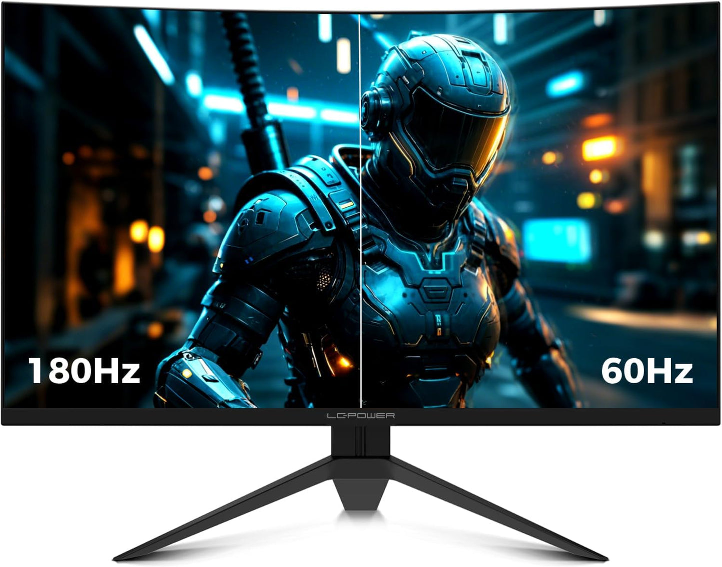 LC-POWER FHD Curved Monitor 32 Zoll, 165 Hz, 1920x1080, 1ms, 1500R und Freesync mit G-Sync-Kompatibilit, HDMI & DP, VESA, LC-M32-FHD-165-C-A