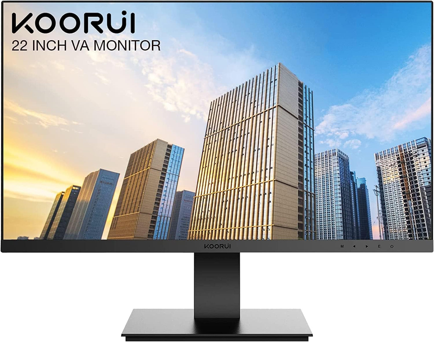 KOORUI Gaming Monitor 24 Inches, 200Hz PC Screen FHD 1920 x 1080 Fast IPS HDR400, Adaptive Sync 1ms, HDMI 2.0 & DP 1.4, VESA 75 x 75 mm-G2411P