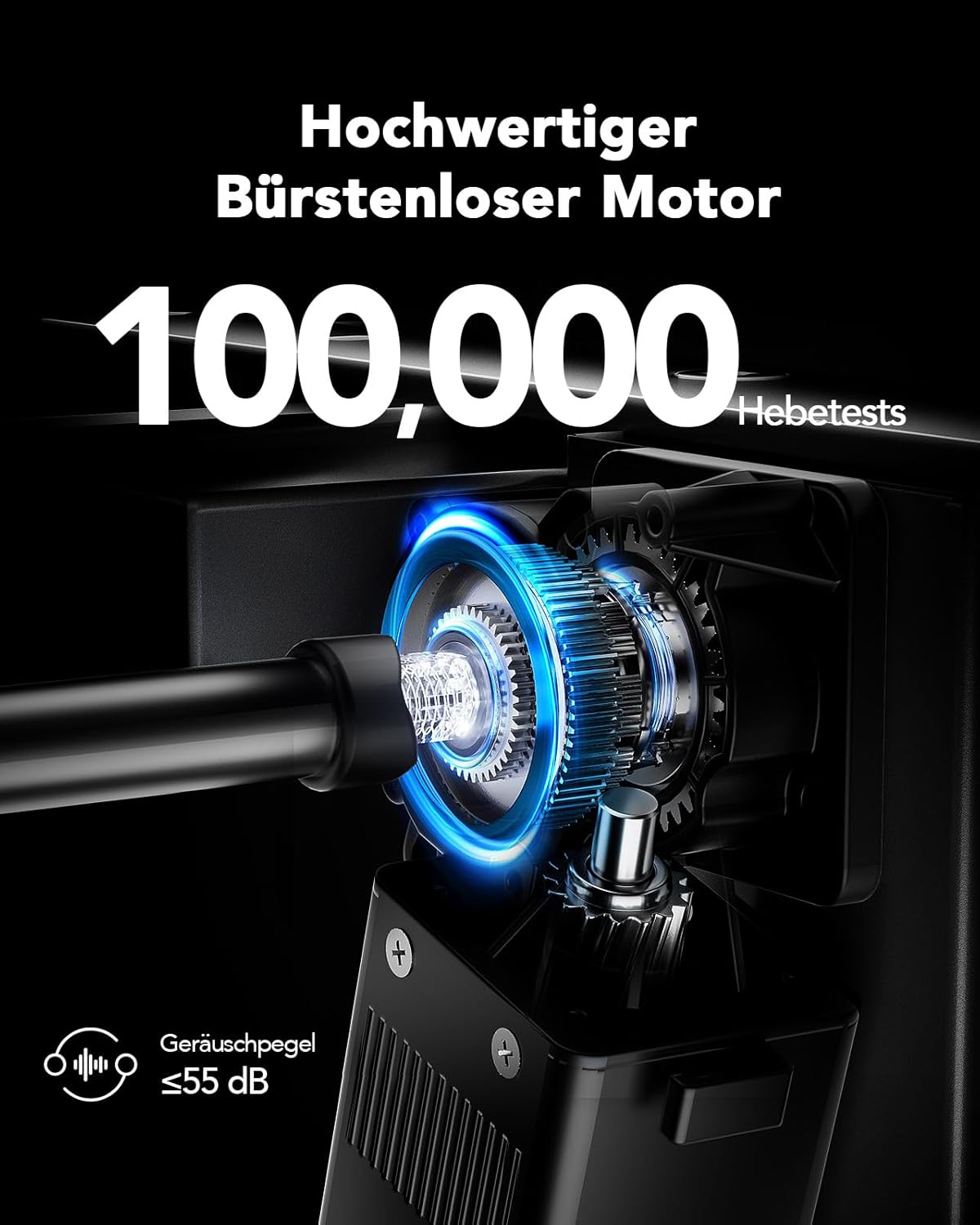 HUANUO Höhenverstellbarer Schreibtisch 160x80cm,25MM Ganze Tischplatte mit Bürstenloser Motor,Ergonomischer Steh-Sitz Tisch Stehpult,Einfache Montage Elektrischer Stehschreibtisch für Homeoffice