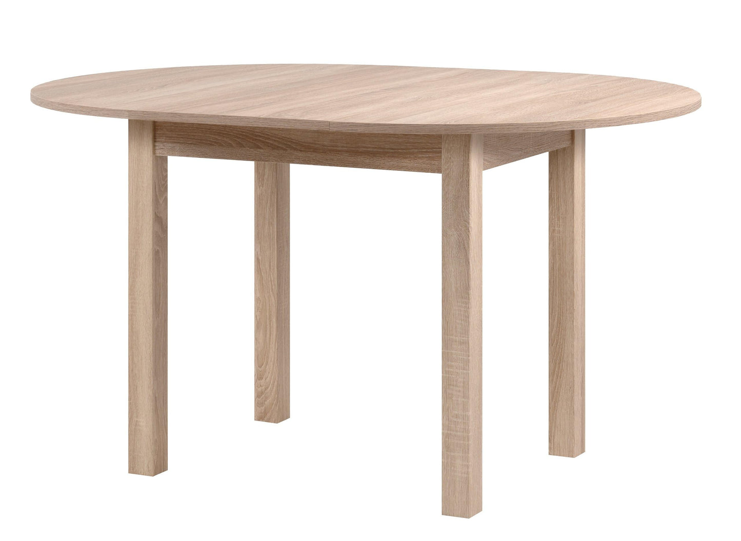 Newfurn Dining Table Wild Oak Dining Room Table Kitchen Table Dining Table II 120 x 76.5 x 70 cm (W x H x D) Extendible up to 160 cm including 40 cm Table Top Anthracite Kitchen Table Dining Table