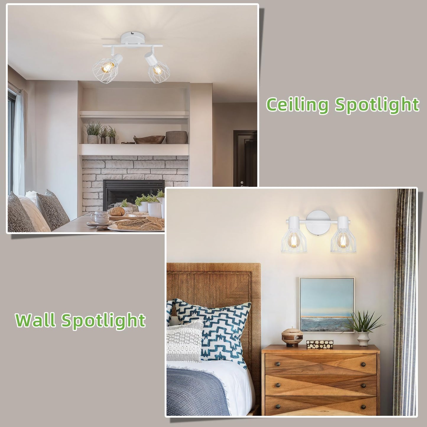 Kimjo Led Deckenstrahler 6 Flammig - Deckenleuchte Strahler E14 Schwenkbar - Deckenlampe Schwarz 6 Flammig Lampe Wohnzimmer - Deckenlampe LED Deckenleuchte Küche Deckenspot Ohne Leuchtmittel