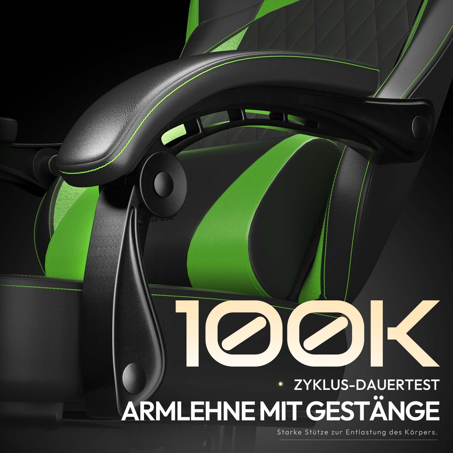 Dowinx Gaming Chair, Racing Gamer Chair, Ergonomic Gaming Chair with Lumbar Support, Gaming Chair, PU Leather, 150 kg, Black Purple