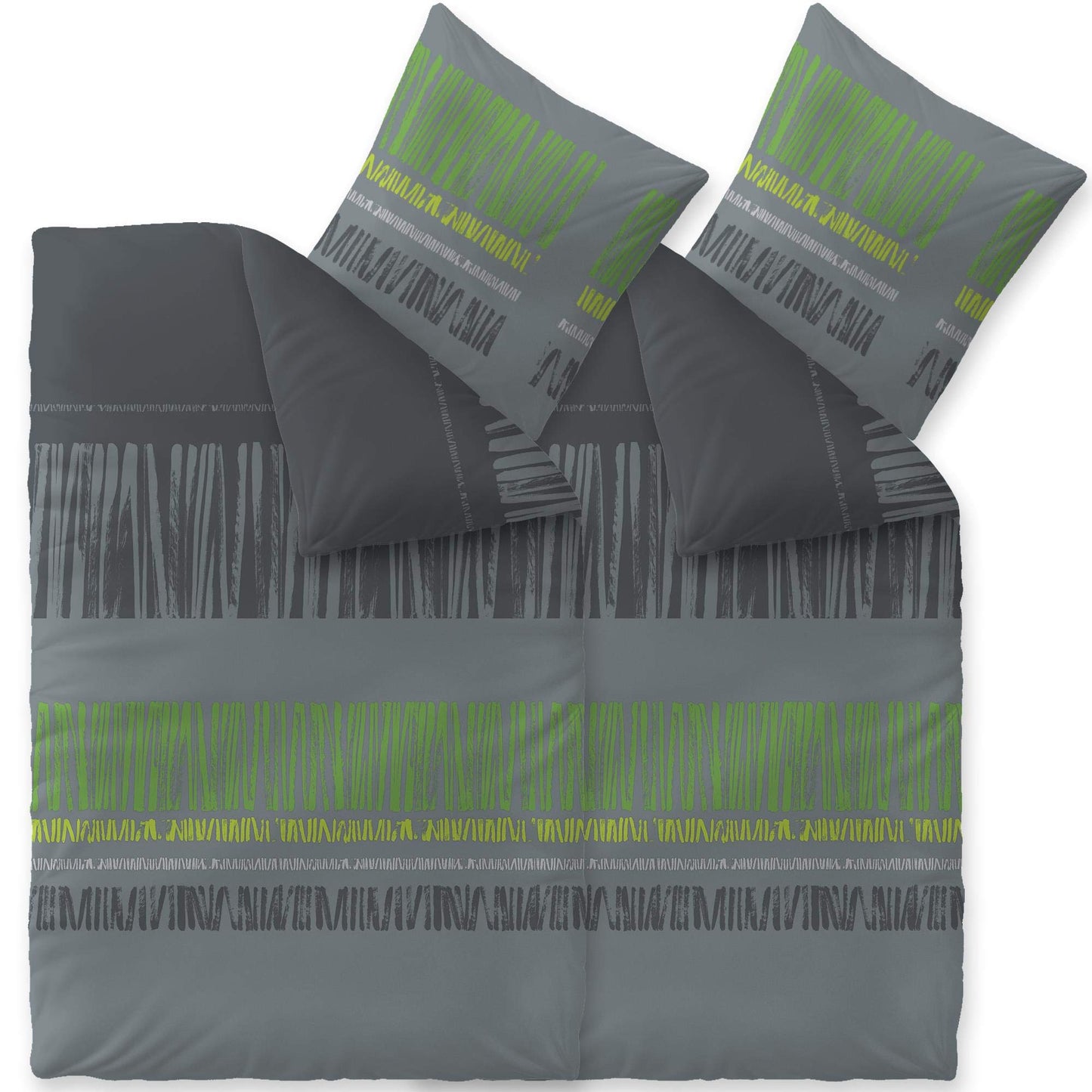 CelinaTex Touchme Flannelette Bed Linen, 135 x 200 cm, 2-Piece Cotton Duvet Cover Set, Bedding Set for Summer and Winter, All Year Round, Easy Care, Filia Dots, Beige/White/Grey/Anthracite