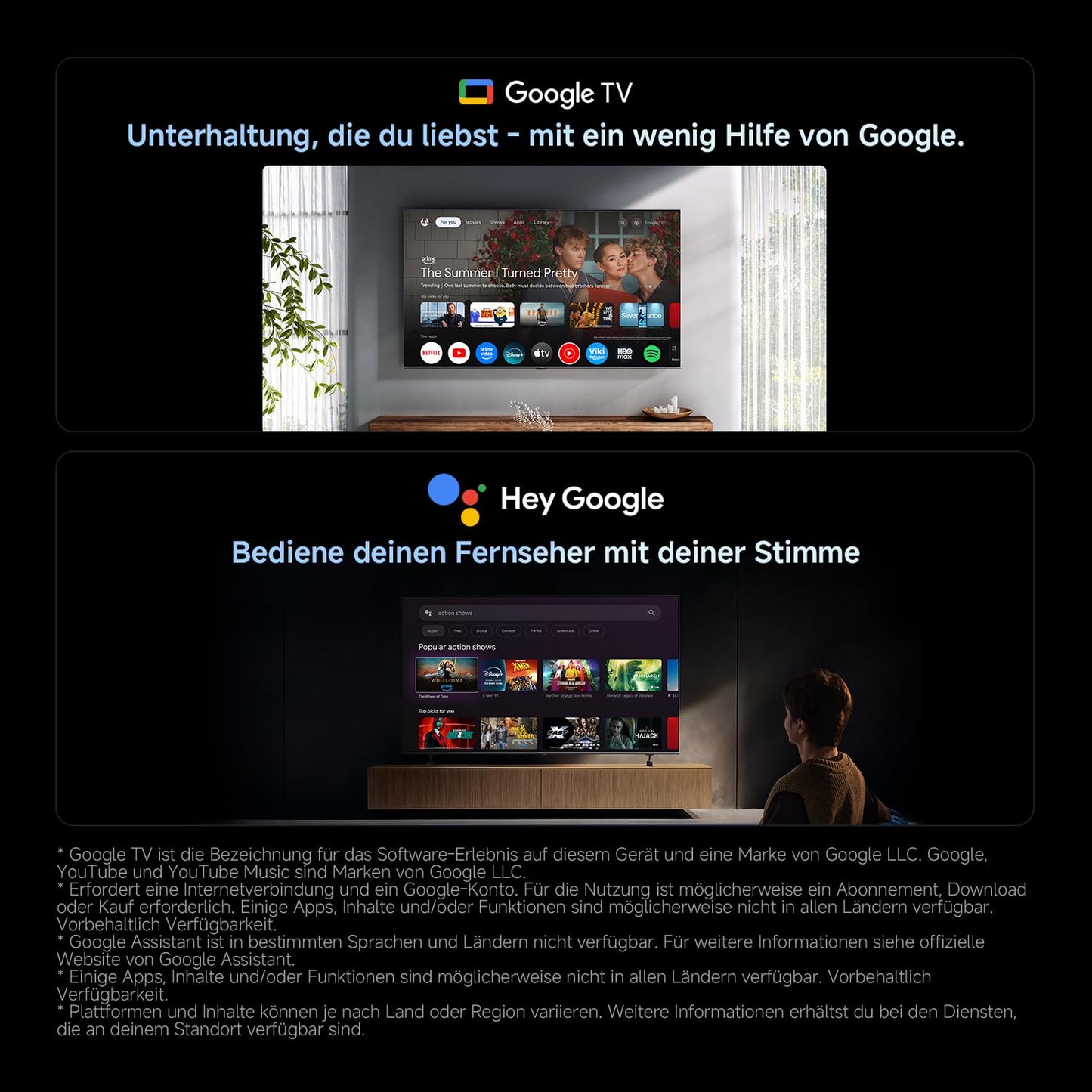 XIAOMI TV S Pro Mini LED 55, Smart TV, 4K QLED 144Hz Google TV, Dolby Vision, Dolby Atmos, HDR 10+, DTS-X, Harman AudioEFX, Triple Tuner, DVB-T2, Prime Video, Google Assistant, Airplay 2