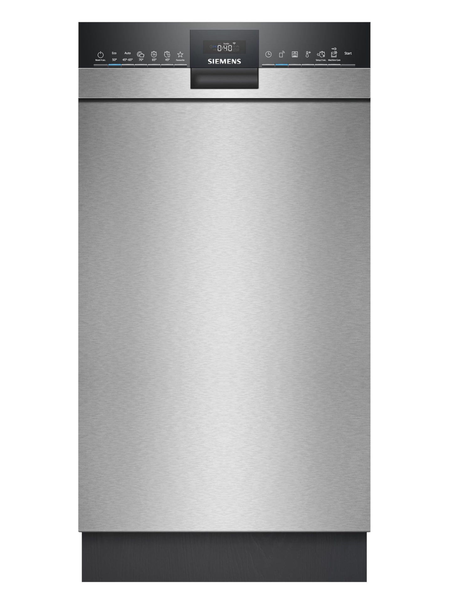Siemens SR63EX24KE, iQ300 Smart Dishwasher, Fully Integrated, 45 cm Wide, Made in Germany, Cutlery Basket, Automatic Door Opening at the End of the Programme, Pleasantly Quiet with iQ Drive Motor