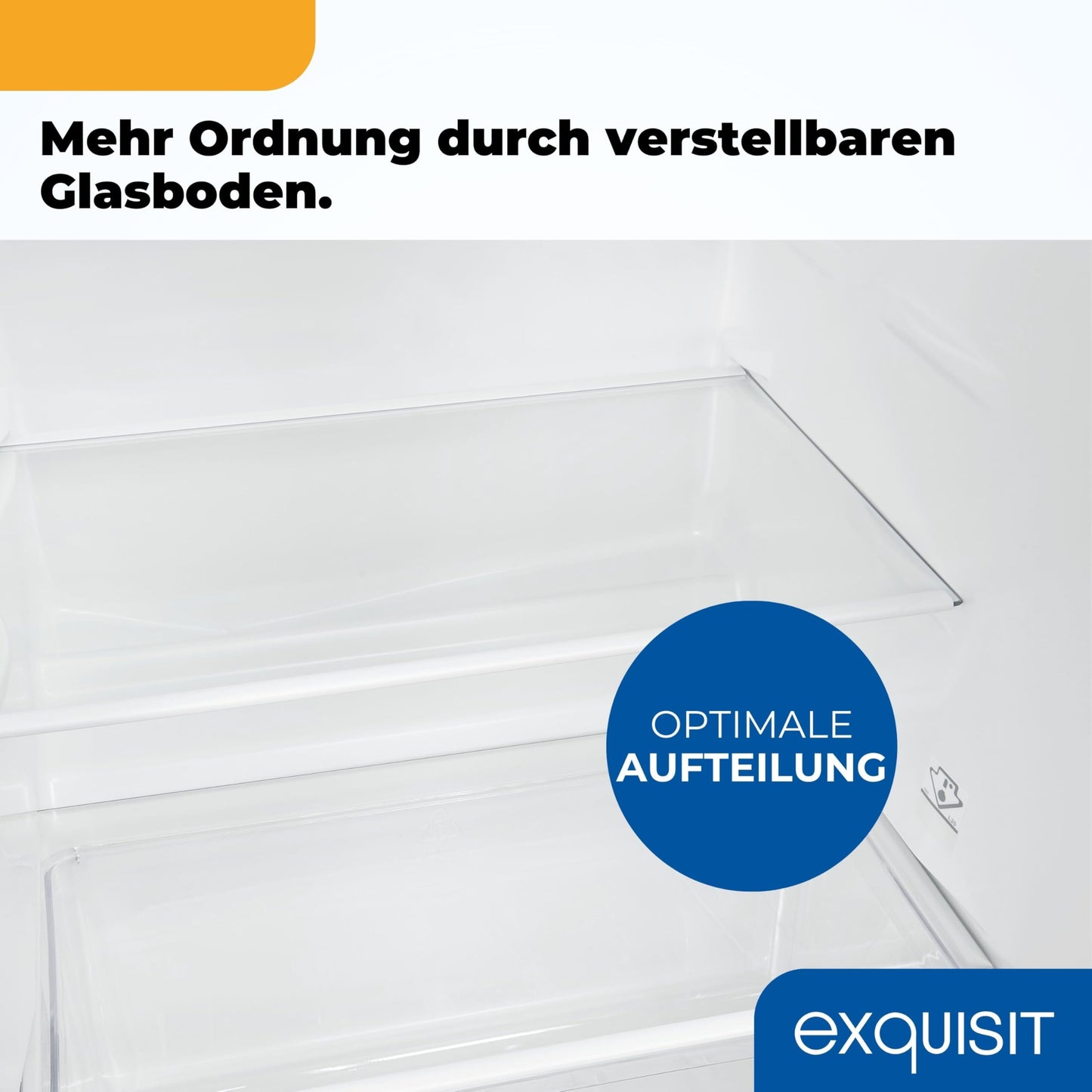 Exquisit KGC5270-45-040E Fridge-Freezer, 143 cm Height, Fridge Freezer, 4-Star Freezer, 206 Litres, Inoxlook