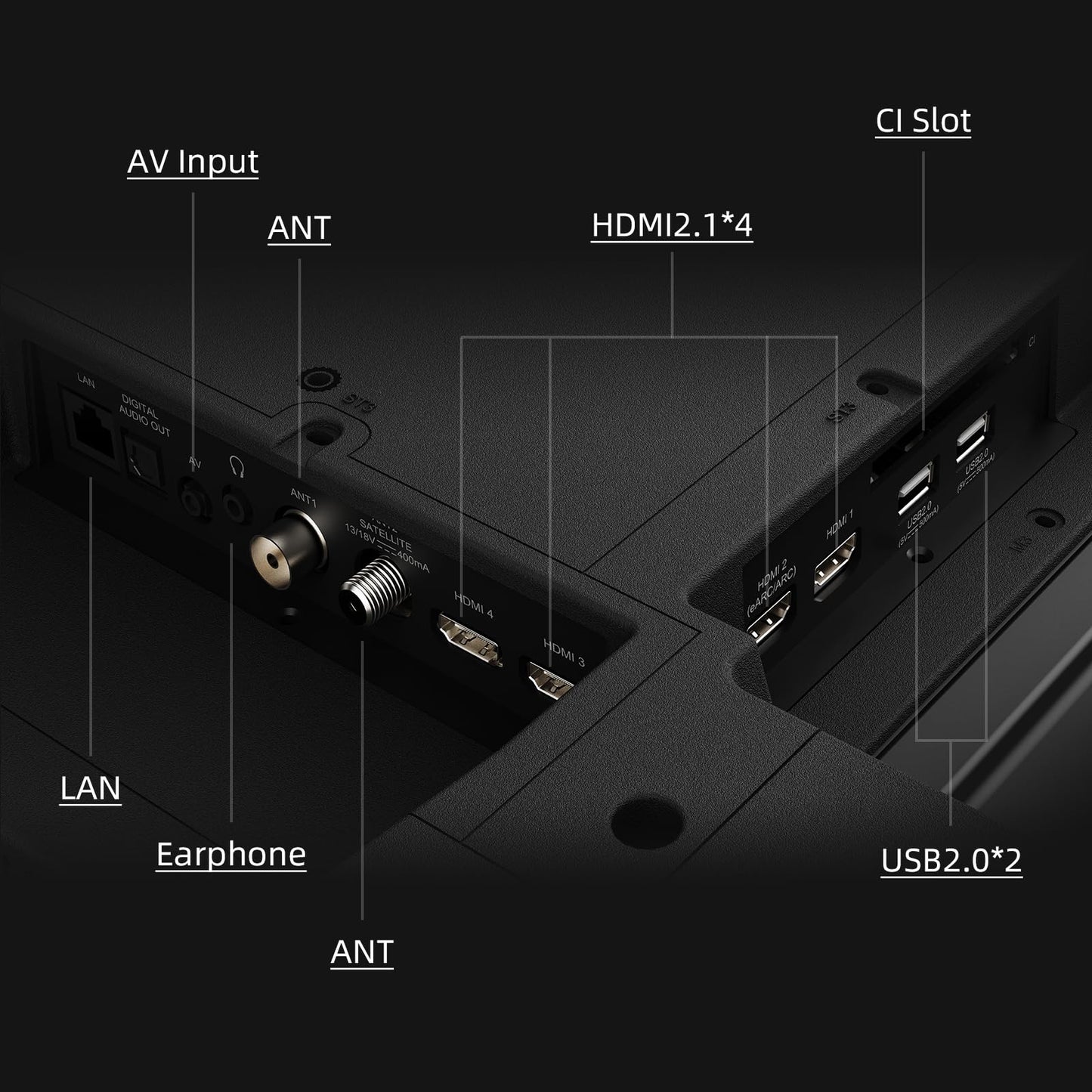CHIQ L40FT 40 Zoll, Full HD, (100 cm) Smart Fernseher, HDR10, Dolby Audio & DBX-tv, Triple Tuner DVB-C/T2/S2, Integrierter Chromecast, Metall Randlos Design