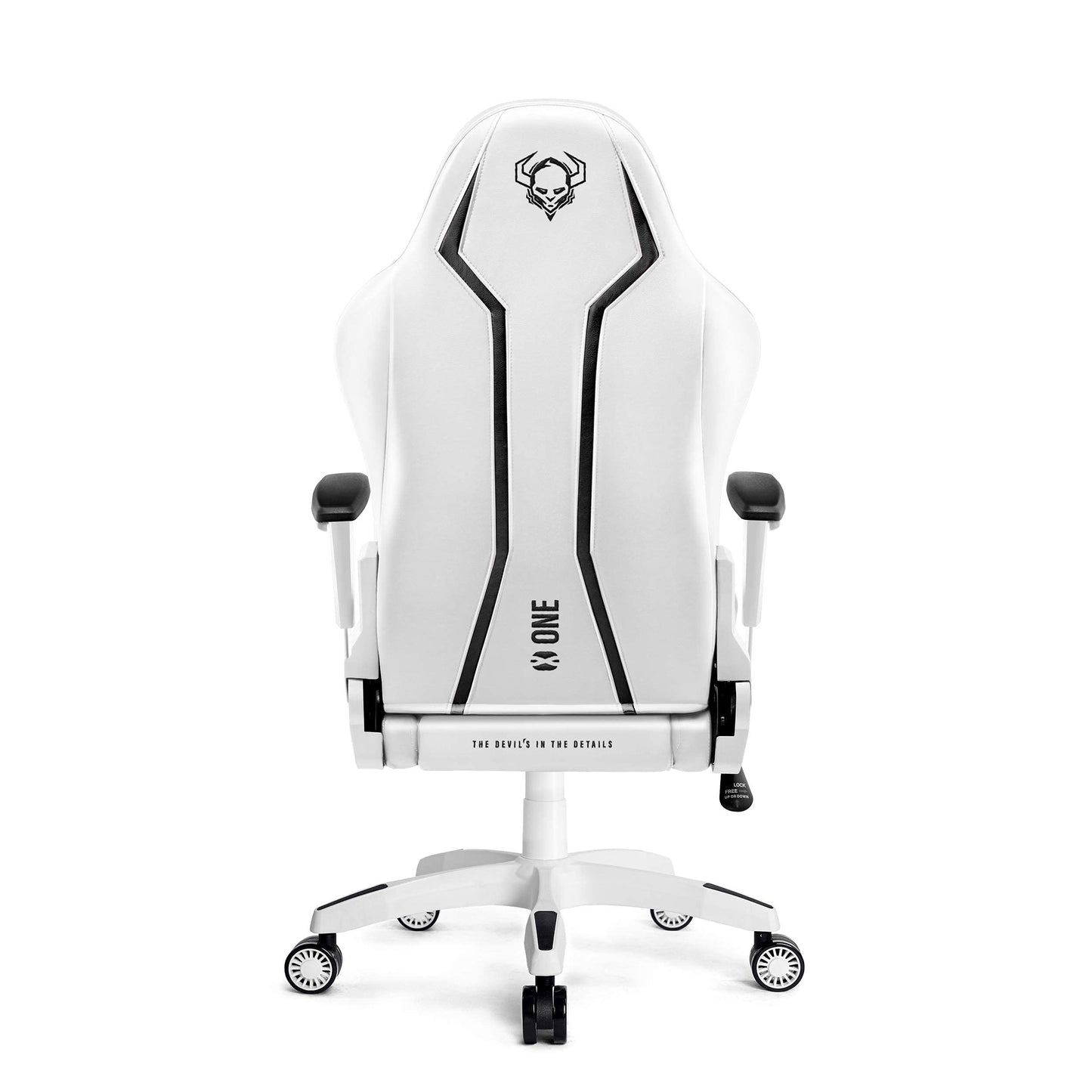 Diablo X-One 2.0 Gaming Stuhl Gamer Chair Bürostuhl Schreibtischstuhl Verstellbare Armlehnen Ergonomisches Design Nacken/-Lendenkissen Wippfunktion Aqua Blue Normal (L)