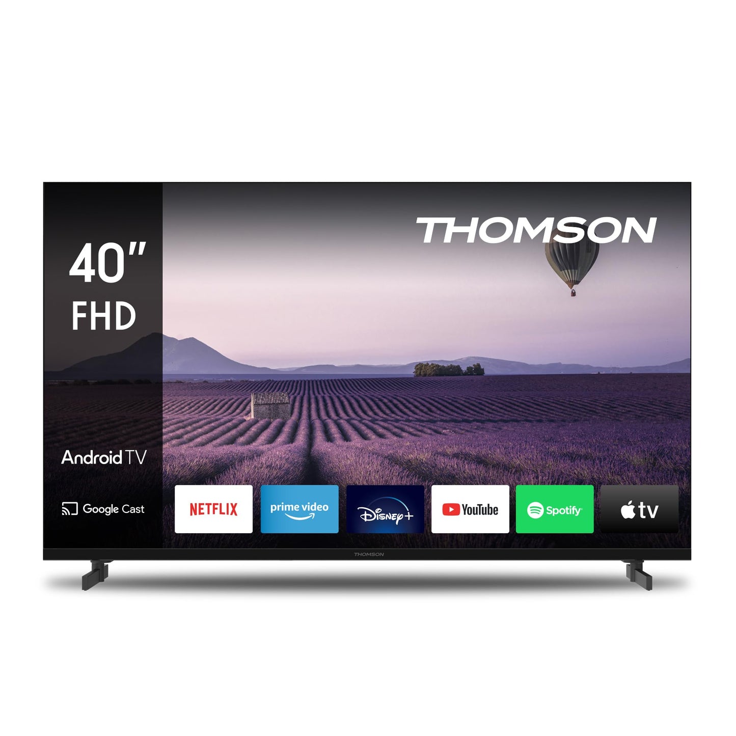 Thomson 43 Zoll (109 cm) 4K Ultra HD Weiß Smart Android TV, Google Assistant, Wi-Fi, Dolby Digital, Bluetooth, Triple-Tuner (Kabel,Satellit,Antenne), HDMI, CI+, A+ Panel – 43UA5S13W