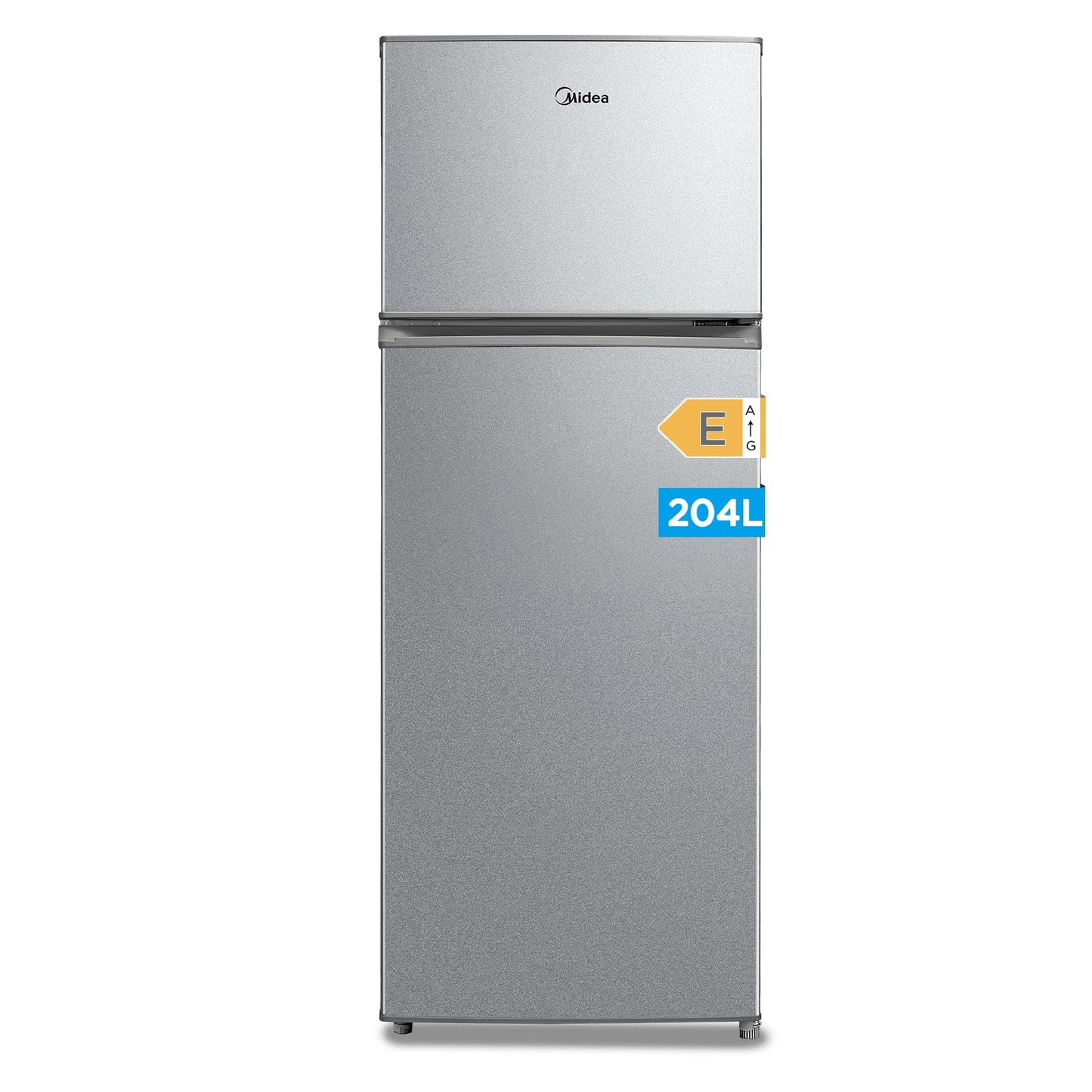 Comfee RCT284DK2A Fridge/Freezer, Top Freezer Compartment, 176 kWh/Year, 143 cm Height, LED Light, Reversible Door Hinge, Black