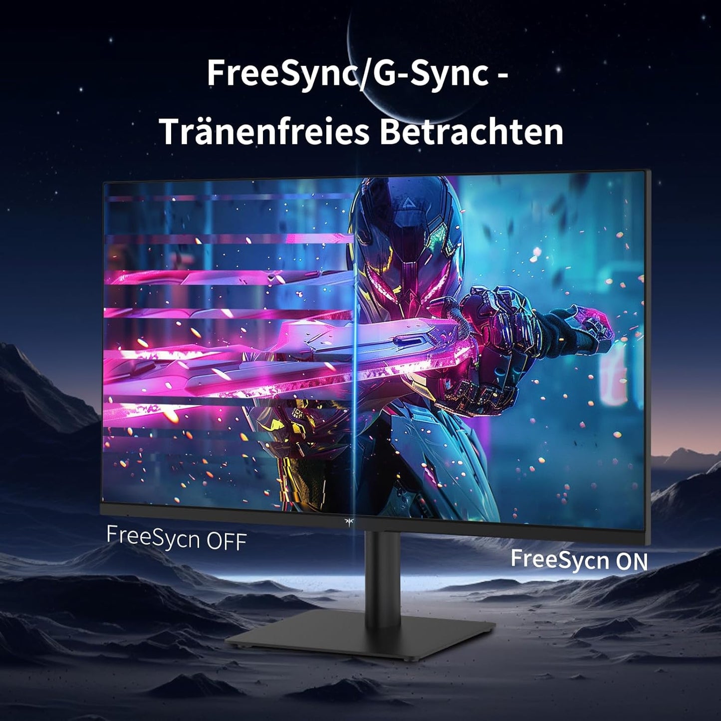 KTC 32 Zoll Monitor Curved 1000R, 2K WQHD (2560x1440p) 240Hz Gaming Monitor, 1ms, Adaptive Sync, 122% sRGB, 4000:1 Kontrast, 2 x DP 1.4 (240Hz), 2 x HDMI 2.0 (144Hz), Unterstützung von Tilt und VESA