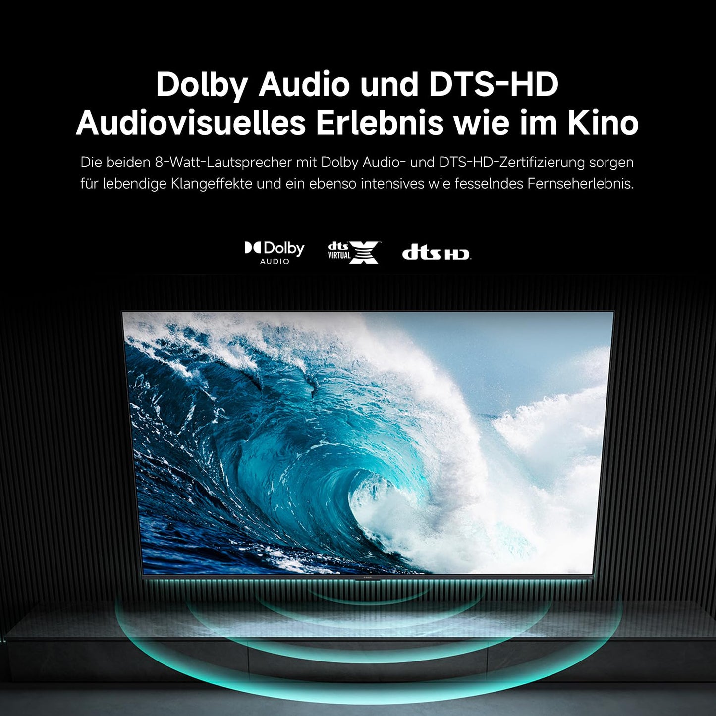 Xiaomi F, 50 Zoll (127 cm), 4K UHD, Smart TV, Fire TV, Triple Tuner DVB-C/S/S2/T/T2,HDR10, MEMC,Game Boost mode 120Hz, Sprachsteuerung mit Alexa, 2GB+32GB, Kompatibel mit Apple AirPlay