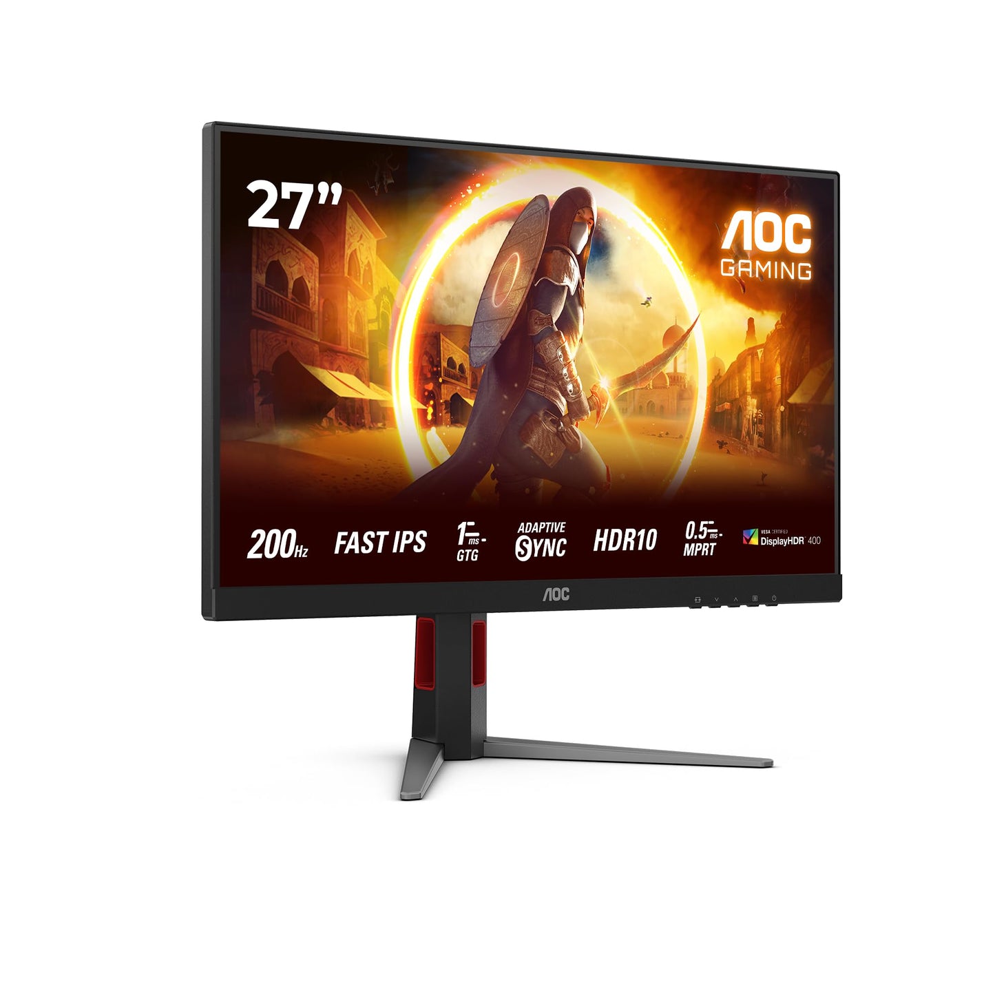 AOC Gaming CU34G2XPD – 34-Zoll-WQHD-Curved-Monitor, 180 Hz, schnelle VA, 1 ms GTG, FreeSync Premium, HDR400, höhenverstellbarer Standfuß (3440 x 1440, HDMI, DisplayPort, USB-Hub)