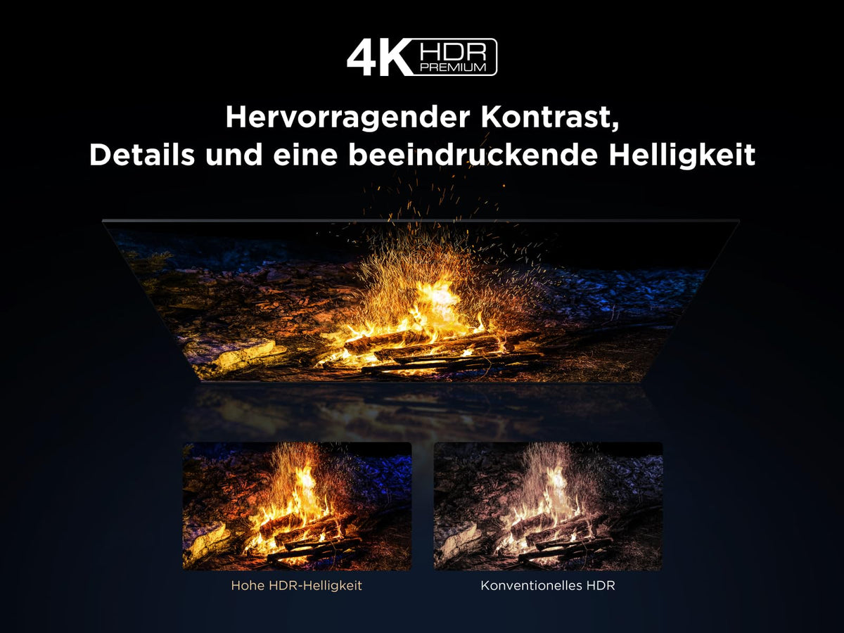 TCL 43T69C 43 Zoll QLED, Direct LED TV, 4K HDR TV, Smart Google TV (Dolby Vision & Atmos, Game Master, Motion Clarity, Kompatibel mit Google Assistant & Alexa)