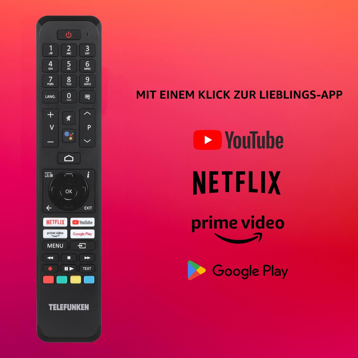 TELEFUNKEN QLED TV 32 Inch TV Full HD Android Smart TV (HDR, Triple Tuner, Bluetooth) QF32AN750S