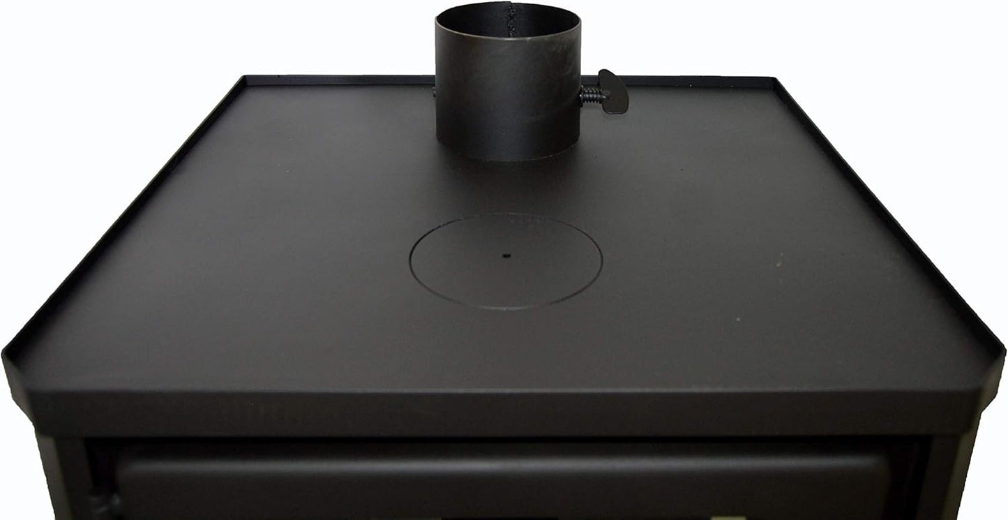 Wood Stove with Stove Cooker 014kW Heating Output