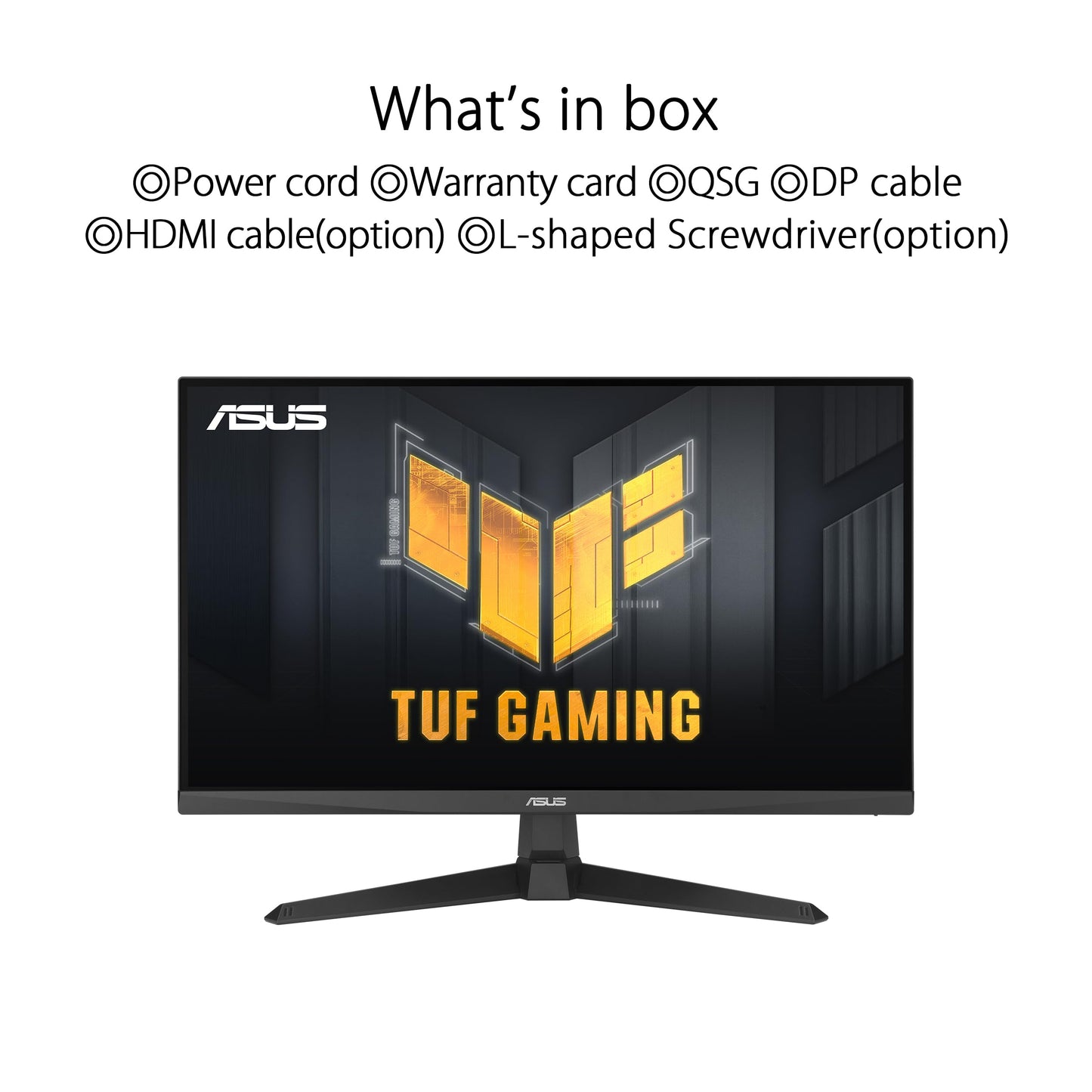 ASUS TUF Gaming VG259Q3A - 25 Zoll Full HD Monitor - 180 Hz, 1ms GtG, FreeSync, Adaptive Sync, ELMB, GameFast Input - Fast-IPS Panel, 16:9, 1920x1080, DisplayPort, HDMI, Speaker