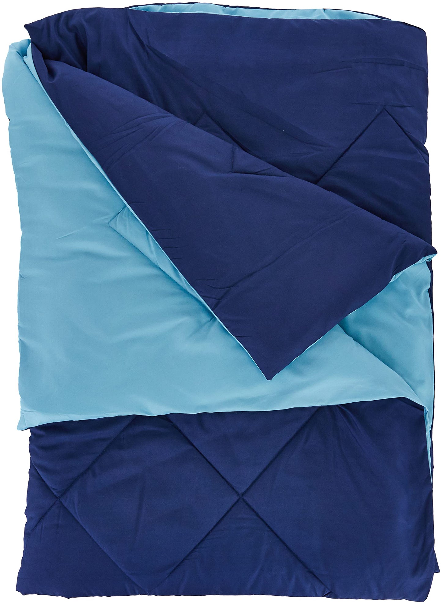 Amazon Basics Reversible Microfibre Quilt 140 x 200 cm Grey/Black