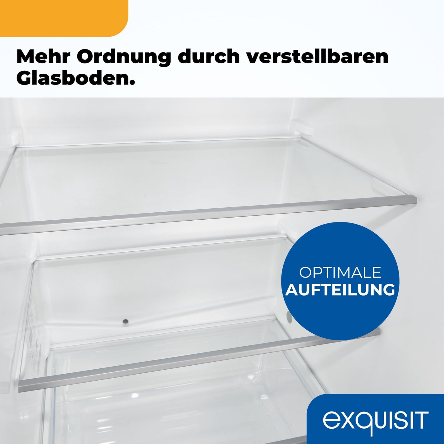 Exquisit Kühl-Gefrierkombination, 180 cm Höhe, Kühlschrank mit Gefrierfach, 269 Liter, 4-Sterne-Gefrierfach, Türanschlag wechselbar, Standgerät, KGC5265-70-010E inoxlook