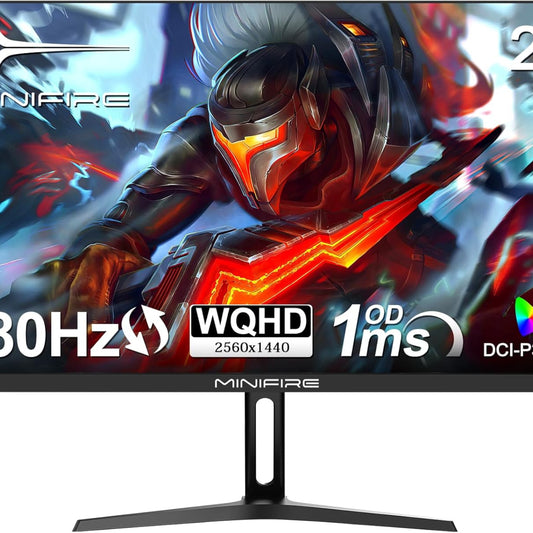 Minifire 24 Zoll Monitor, 100Hz, Full HD(1980x1080p),5ms(OD), Adaptive-Sync, sRGB110%, Eye-Care,VESA, PC Bildschirm mit HDMI USB-C Ports - MF24X3AL