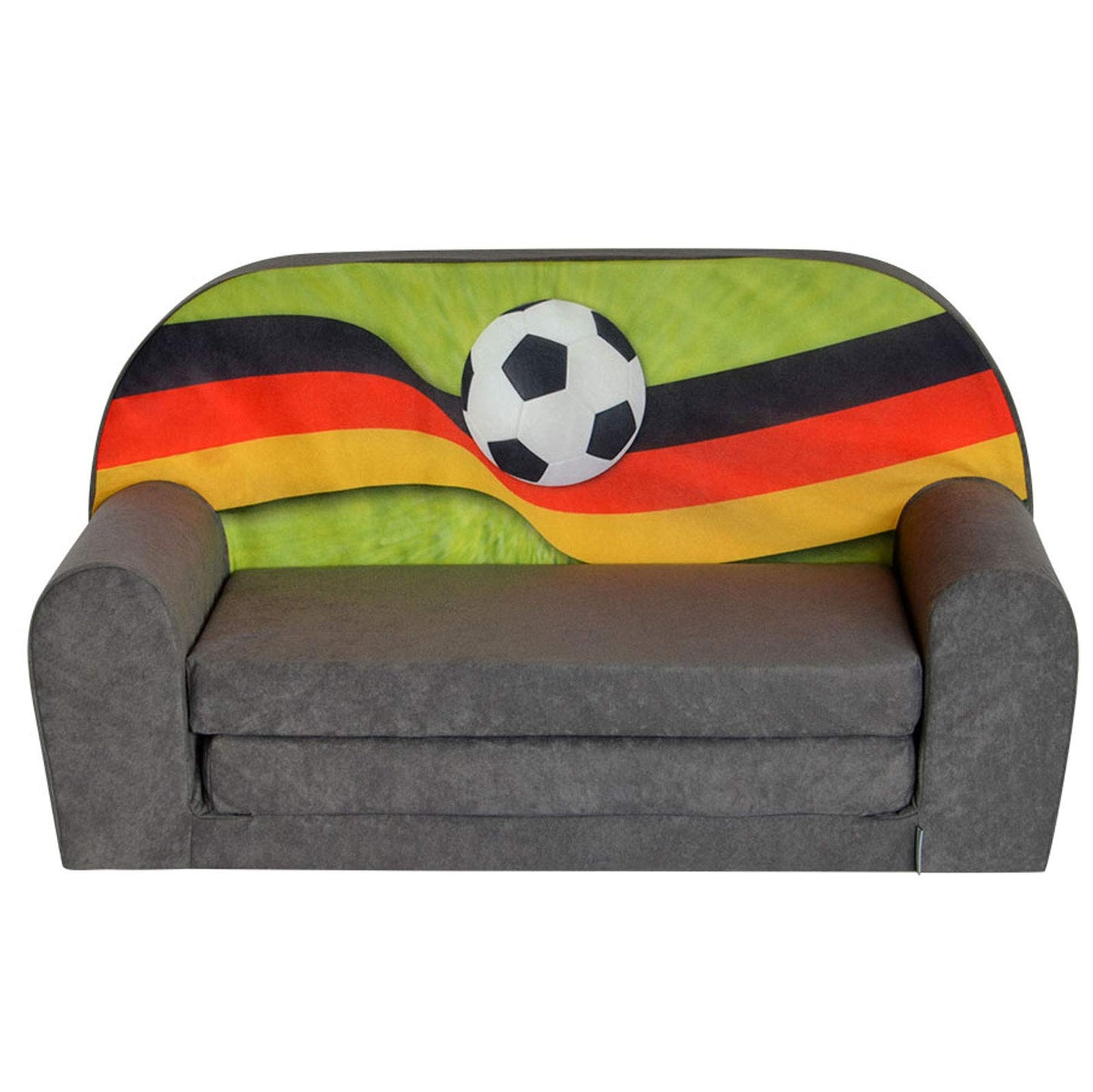 FORTISLINE Children's Sofa Mini Foldable 40 x 78 x 45 cm - Children's Sofa for Children 2-in-1 - Children's Couch Foldable - Foam Sofa Bed - Removable Cover - Many Designs