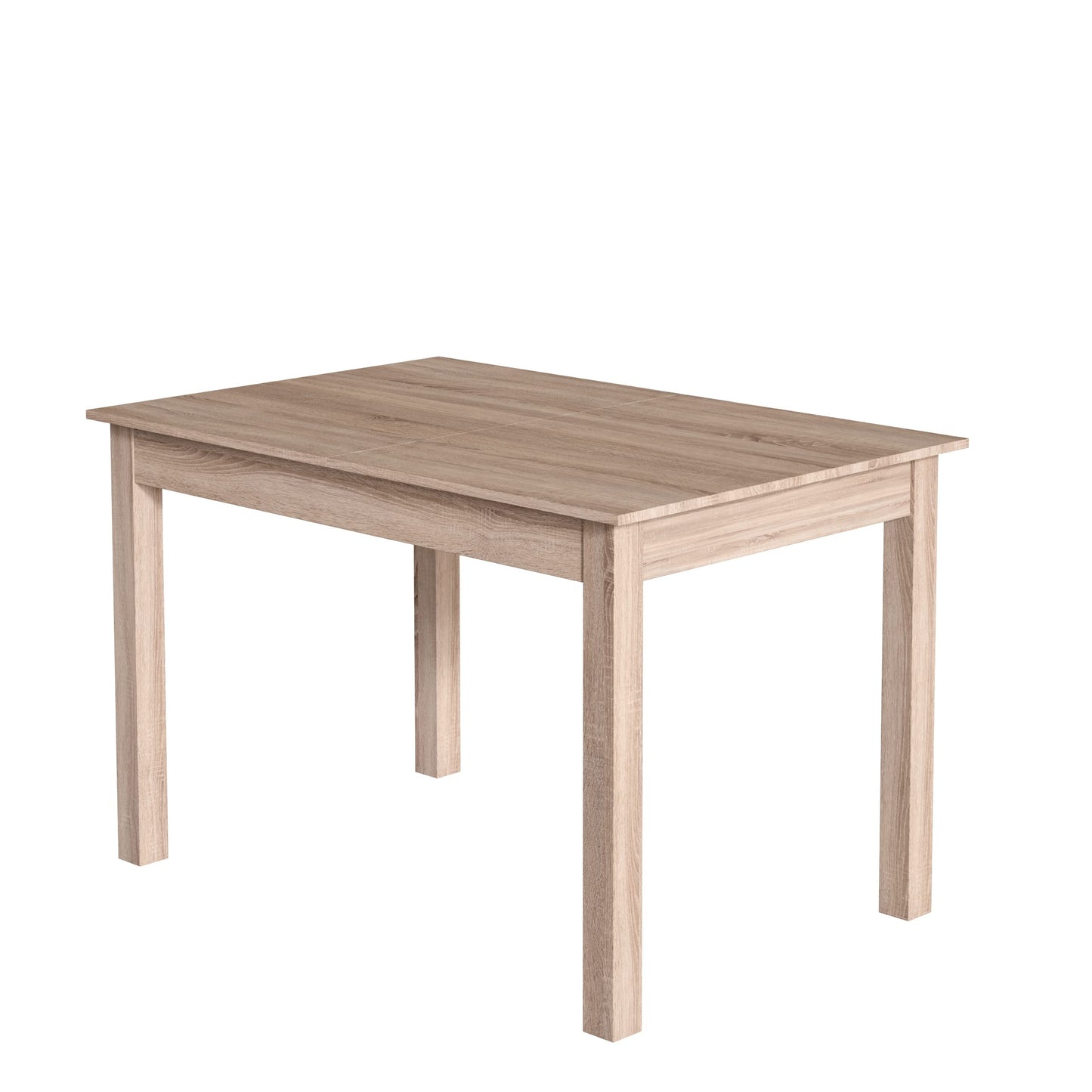 Newfurn Dining Table Wild Oak Dining Room Table Kitchen Table Dining Table II 120 x 76.5 x 70 cm (W x H x D) Extendible up to 160 cm including 40 cm Table Top Anthracite Kitchen Table Dining Table