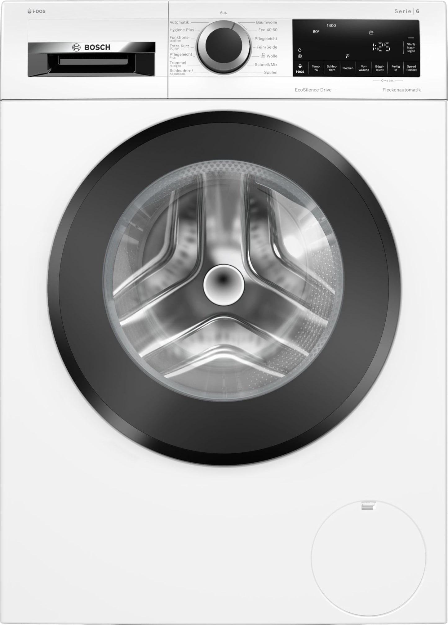 Bosch WAN282K3 Series 4 Front Load Washing Machine, 8 kg, 1400 rpm, SpeedPerfect, Maximum Energy and Water Savings, Refill Function, Extra Hygienic, AquaStop, IronAssist