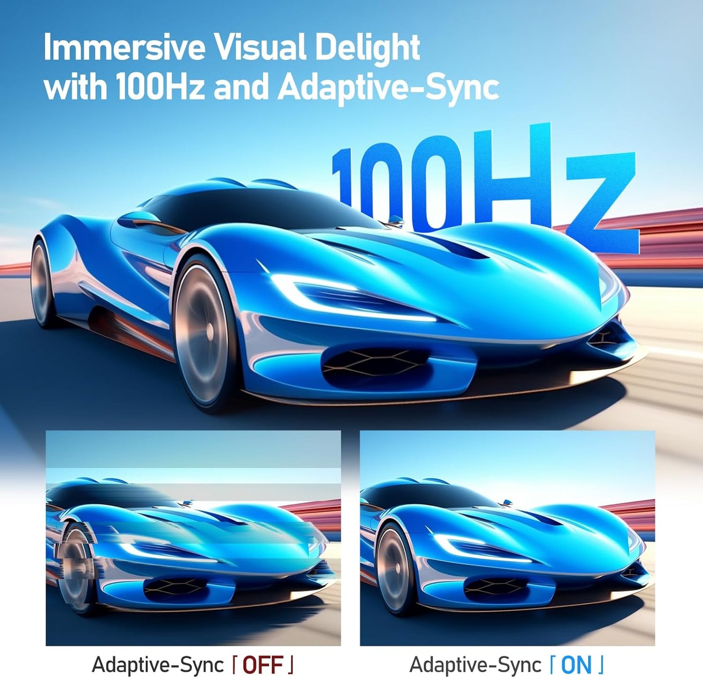 KOORUI Gaming Monitor 27 Zoll, Full HD Rahmenlos Bildschirm 165Hz Adaptive Sync (1ms, VA-Panel, Eye-Care, 1920 x 1080, 2xHDMI 2.0, & DisplayPort 1.4, VESA 75x75mm, DCI-P3 90%)