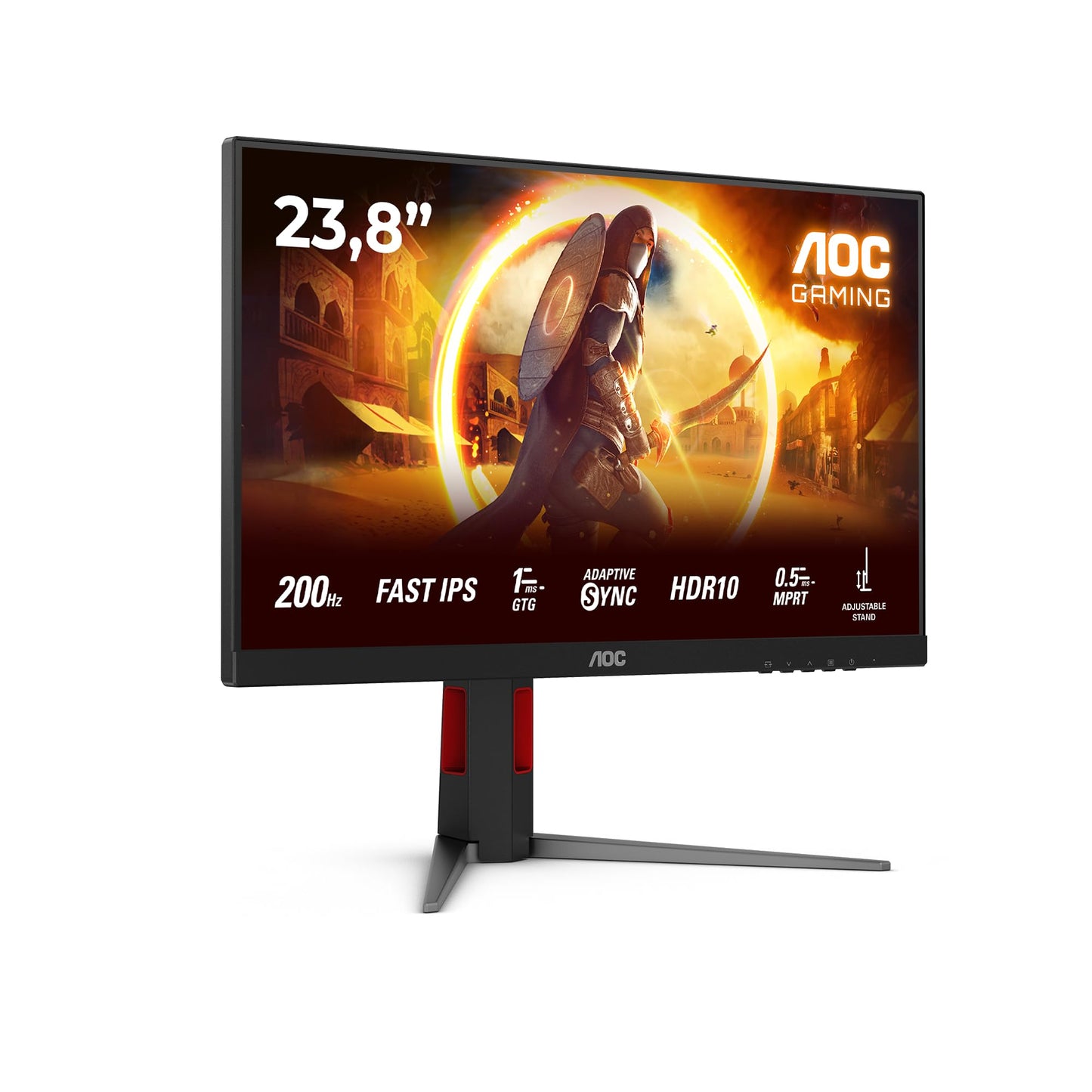 AOC Gaming CU34G2XPD – 34-Zoll-WQHD-Curved-Monitor, 180 Hz, schnelle VA, 1 ms GTG, FreeSync Premium, HDR400, höhenverstellbarer Standfuß (3440 x 1440, HDMI, DisplayPort, USB-Hub)