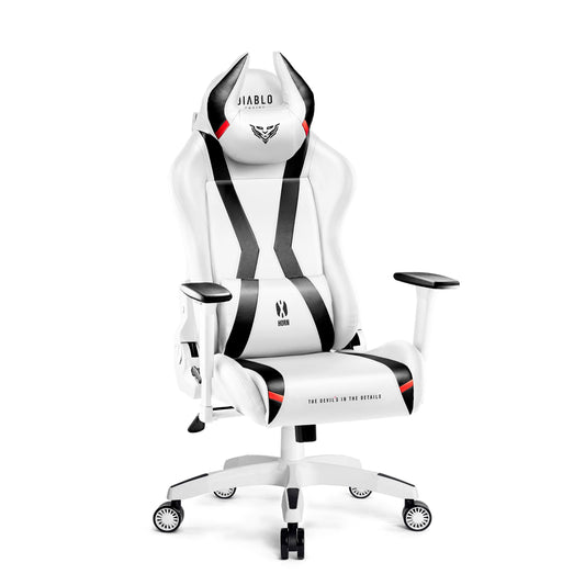 Diablo X-Horn Gaming Office Chair Desk Chair 3D Armrests Ergonomic Design Neck / Lumbar Cushion Imitation Leather Rocker Function