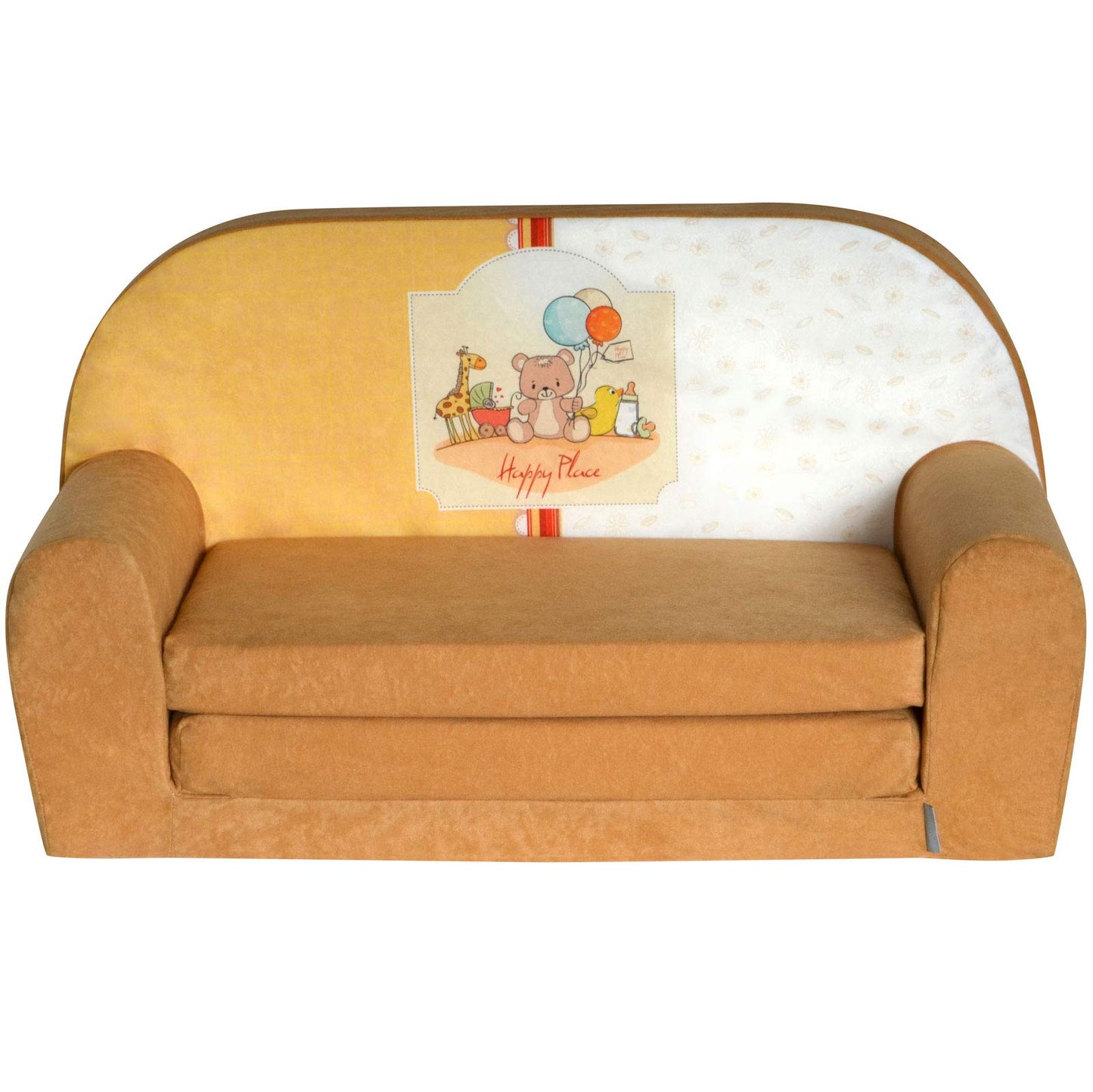FORTISLINE Children's Sofa Mini Foldable 40 x 78 x 45 cm - Children's Sofa for Children 2-in-1 - Children's Couch Foldable - Foam Sofa Bed - Removable Cover - Many Designs