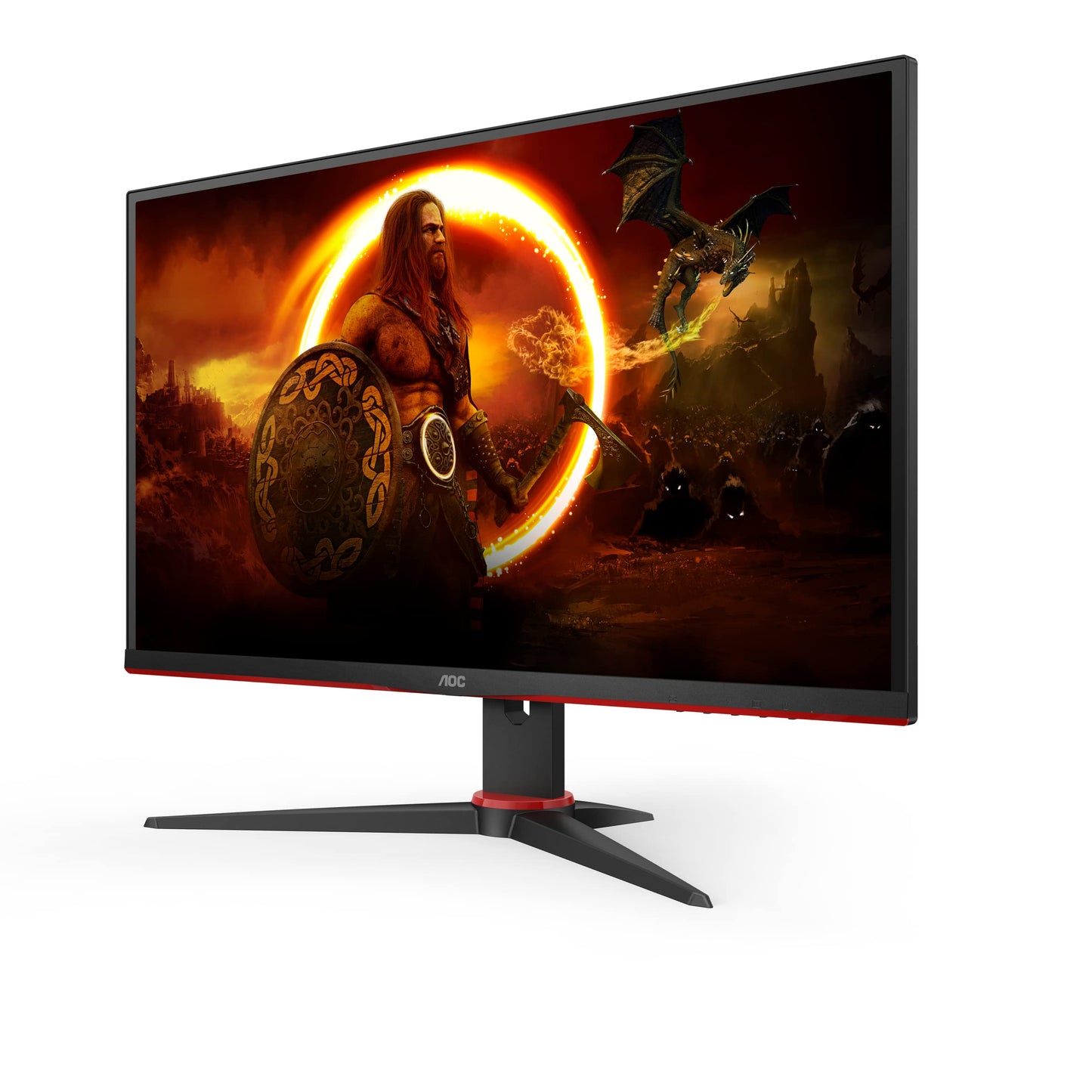 AOC Gaming CU34G2XPD – 34-Zoll-WQHD-Curved-Monitor, 180 Hz, schnelle VA, 1 ms GTG, FreeSync Premium, HDR400, höhenverstellbarer Standfuß (3440 x 1440, HDMI, DisplayPort, USB-Hub)
