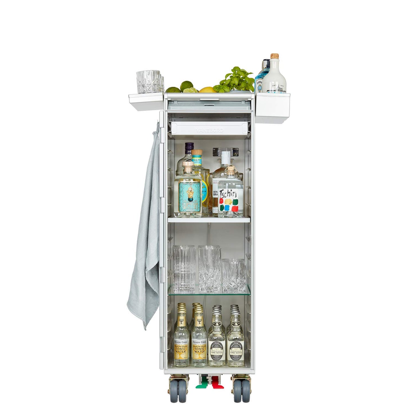 VanDeBord Equipment Package Bar, Accessories for Airline Trolleys, Aircraft Trolley Bar (Aluminium, KSSU)