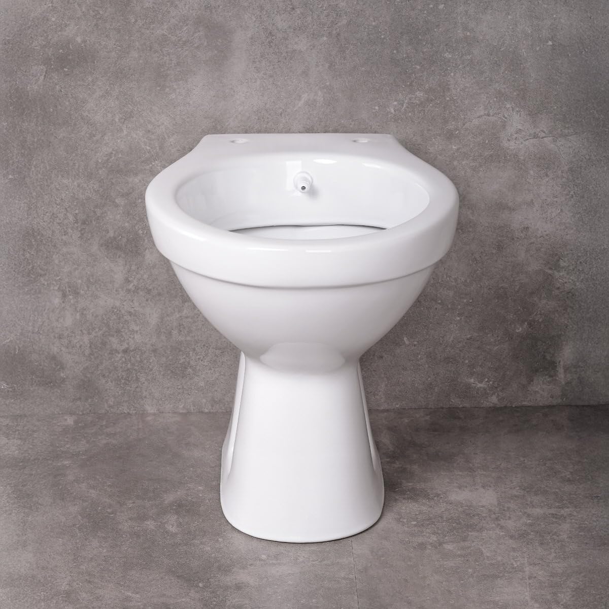 Belvit Dusch WC mit Bidet Funktion – Standtoilette mit Taharet, Hygienedusche, Spülkasten und Softclose WC-Deckel, waagerechter Abgang, Komplettset