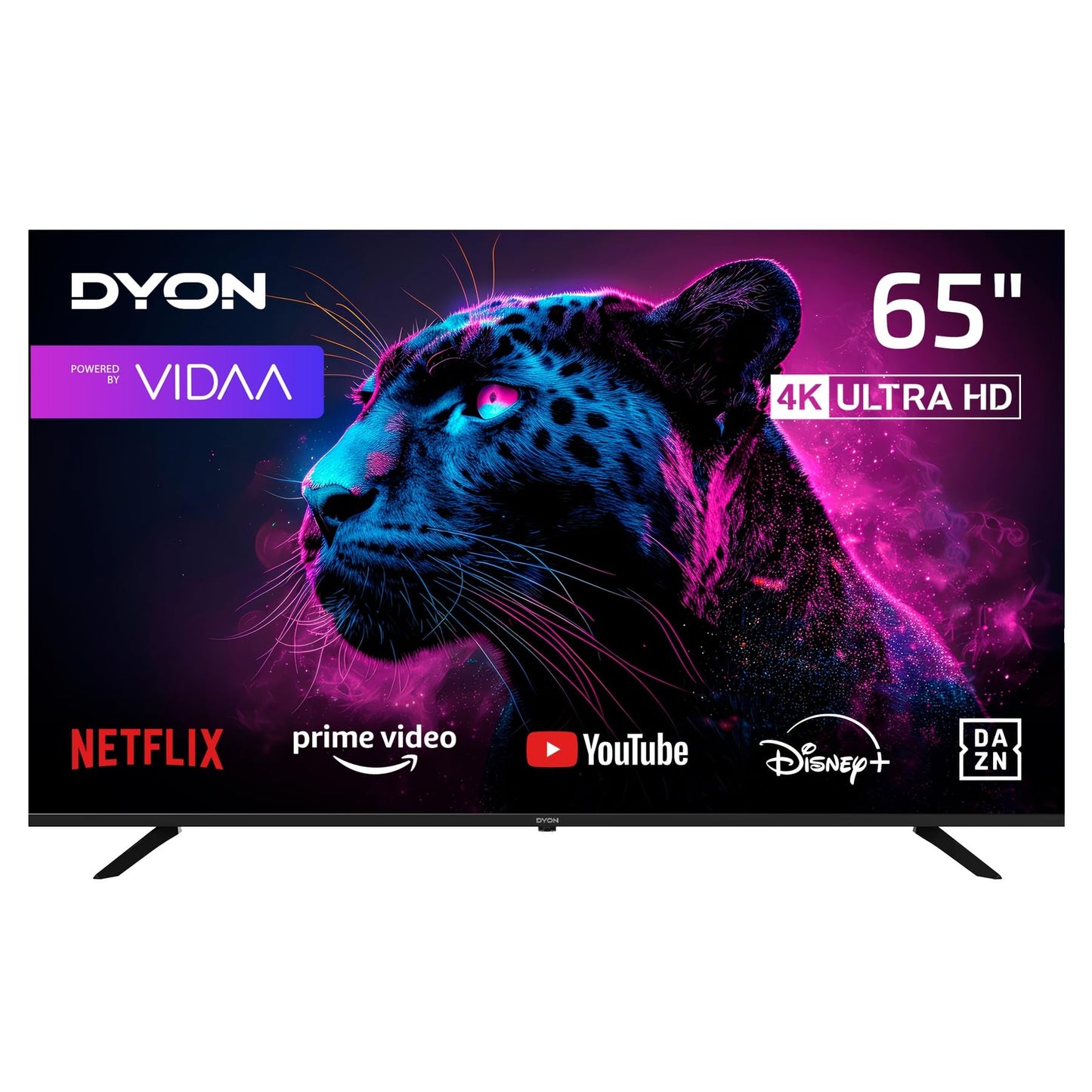 DYON Movie Smart 43 VX TV, 43 inches (108 cm), Full HD Smart TV, HD Triple Tuner (DVB-C/-S2/-T2), App Store, Prime Video, Netflix, YouTube, DAZN, Disney+ (Model 2023)