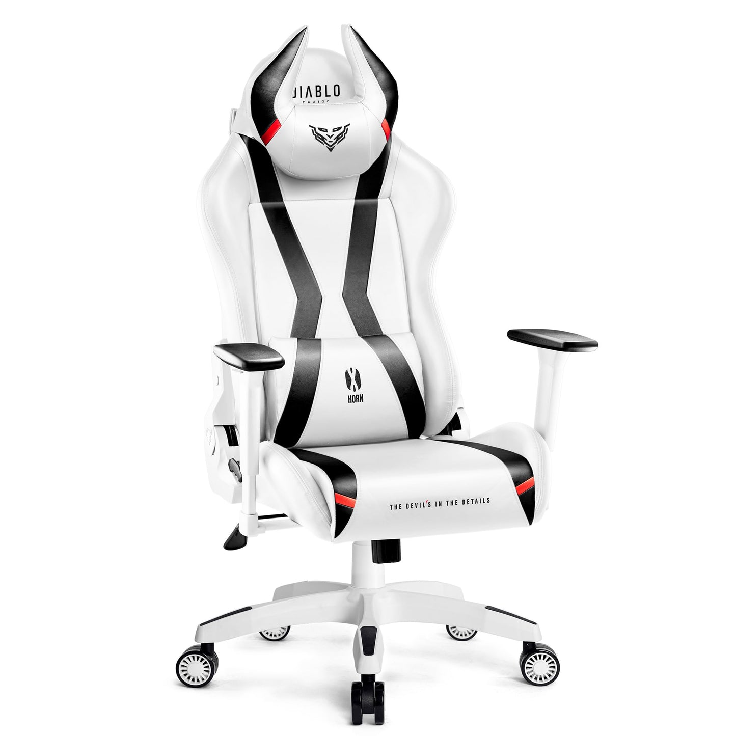 Diablo X-Horn Gaming Office Chair Desk Chair 3D Armrests Ergonomic Design Neck / Lumbar Cushion Imitation Leather Rocker Function