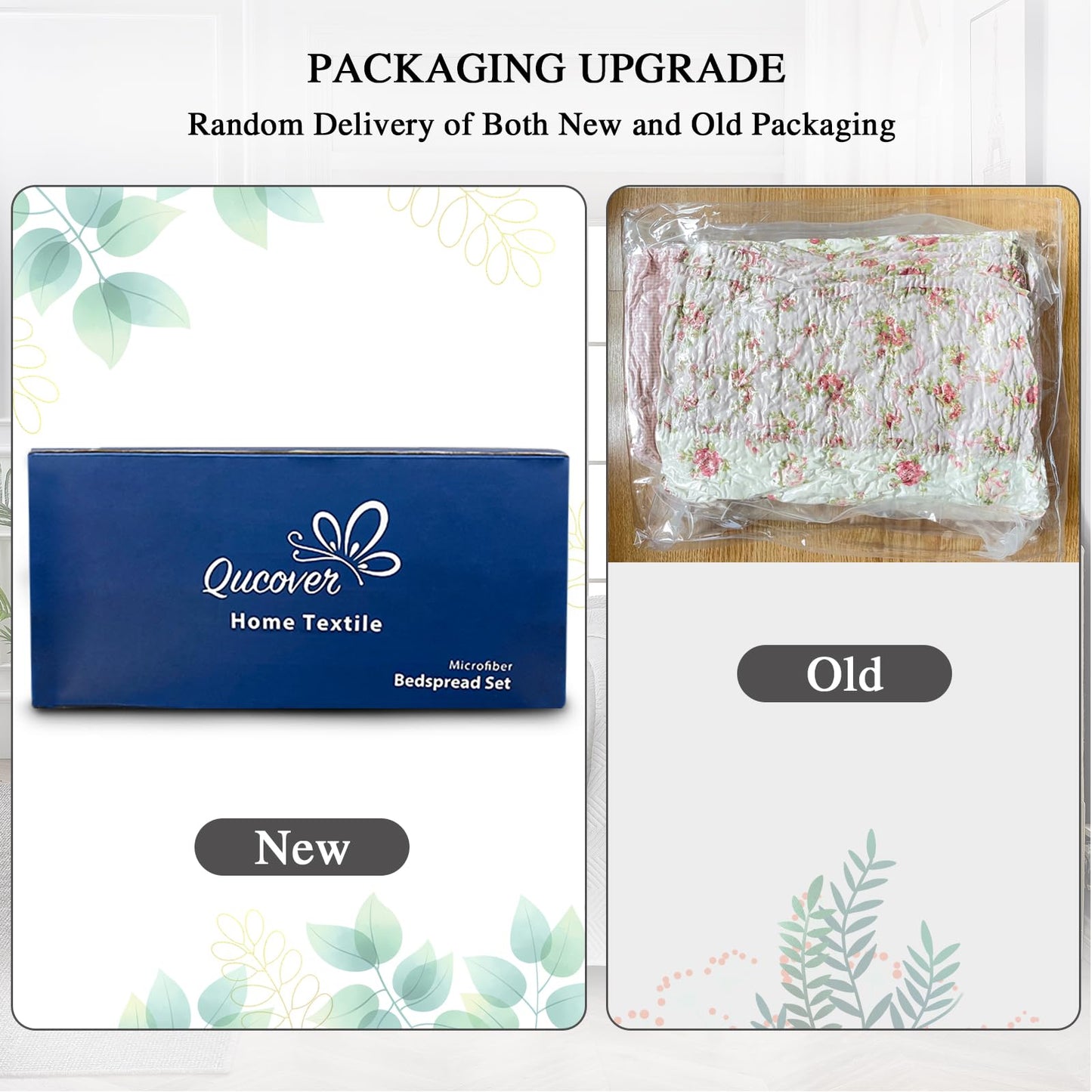 Qucover Tagesdecke Bettüberwurf 220x240cm Grün, Bedspreads aus Mikrofaser, Bettüberwuf Set mit 2 Kissenbezügen 50x75cm,Steppdecke bei 3D-Ultraschal genäht, Sofaüberwurf Bettüberwurf Überwurfdecke