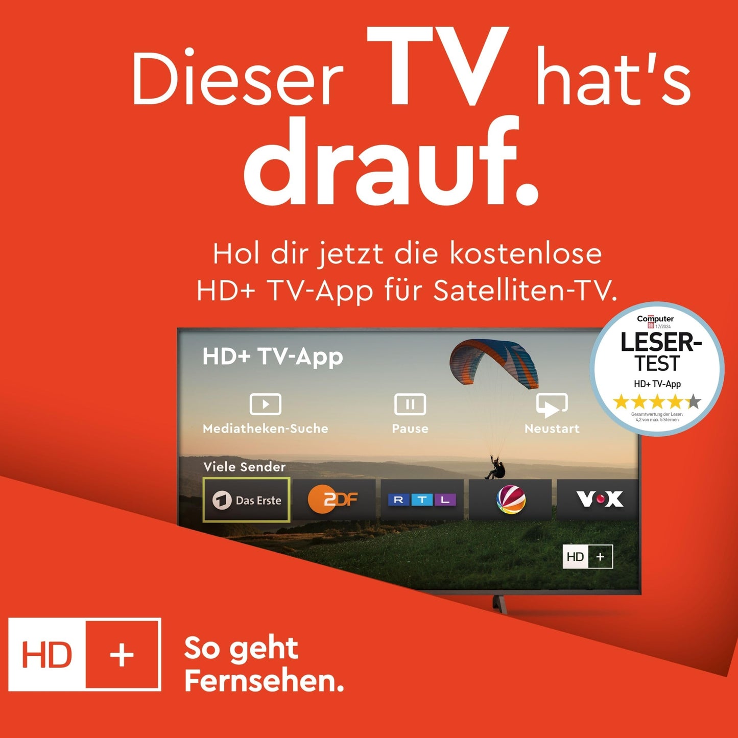 TELEFUNKEN VIDAA D43U790B2CW 4K TV 43 Inch Smart TV UHD, HDR TV with Dolby Vision, Triple Tuner and 6 Months HD+ Including LED TV, Black
