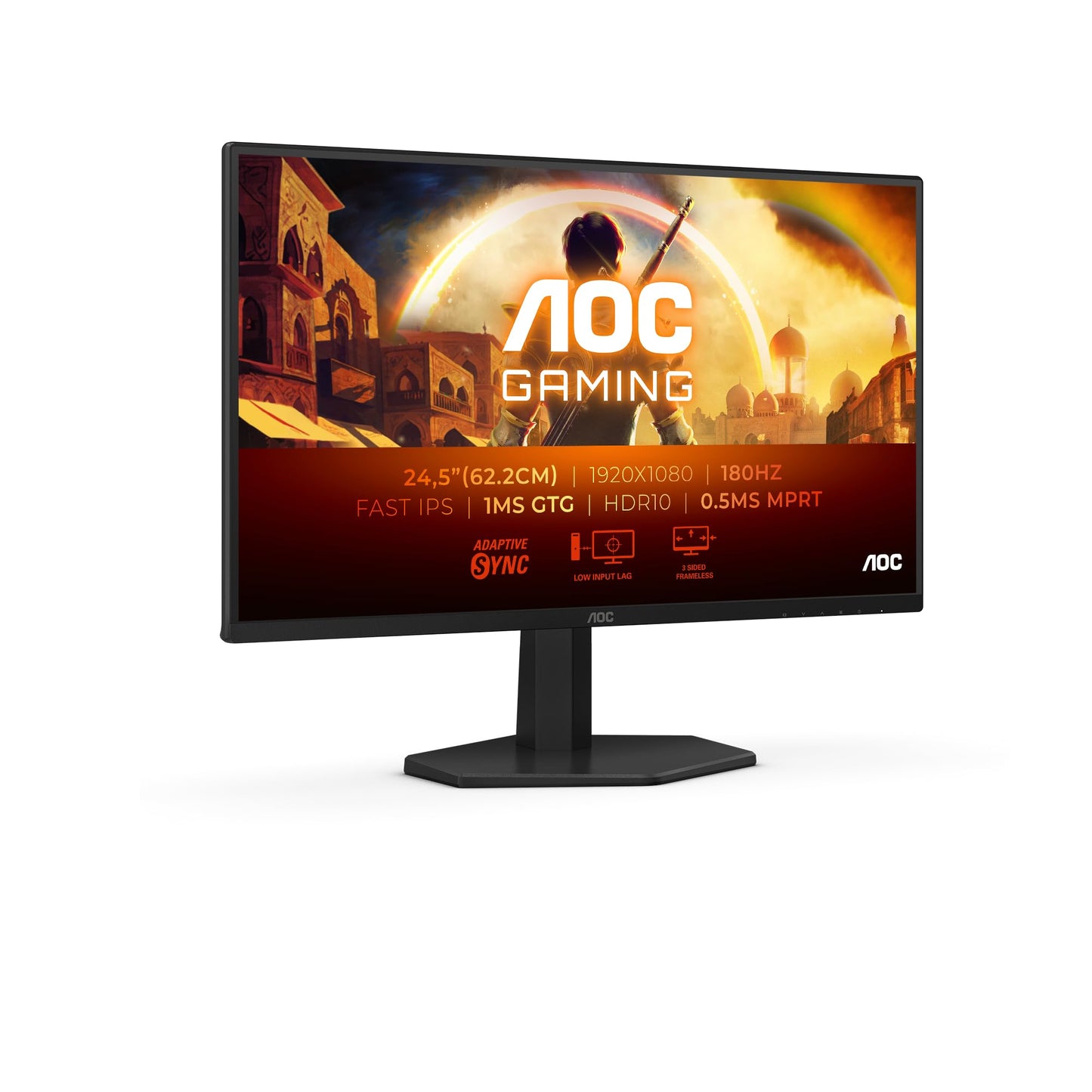 AOC Gaming CU34G2XPD – 34-Zoll-WQHD-Curved-Monitor, 180 Hz, schnelle VA, 1 ms GTG, FreeSync Premium, HDR400, höhenverstellbarer Standfuß (3440 x 1440, HDMI, DisplayPort, USB-Hub)