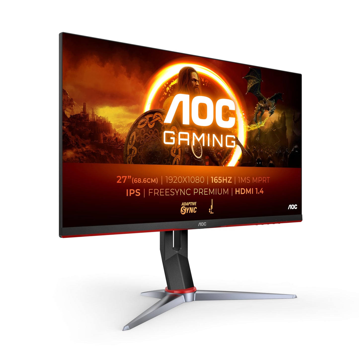 AOC Gaming CU34G2XPD – 34-Zoll-WQHD-Curved-Monitor, 180 Hz, schnelle VA, 1 ms GTG, FreeSync Premium, HDR400, höhenverstellbarer Standfuß (3440 x 1440, HDMI, DisplayPort, USB-Hub)