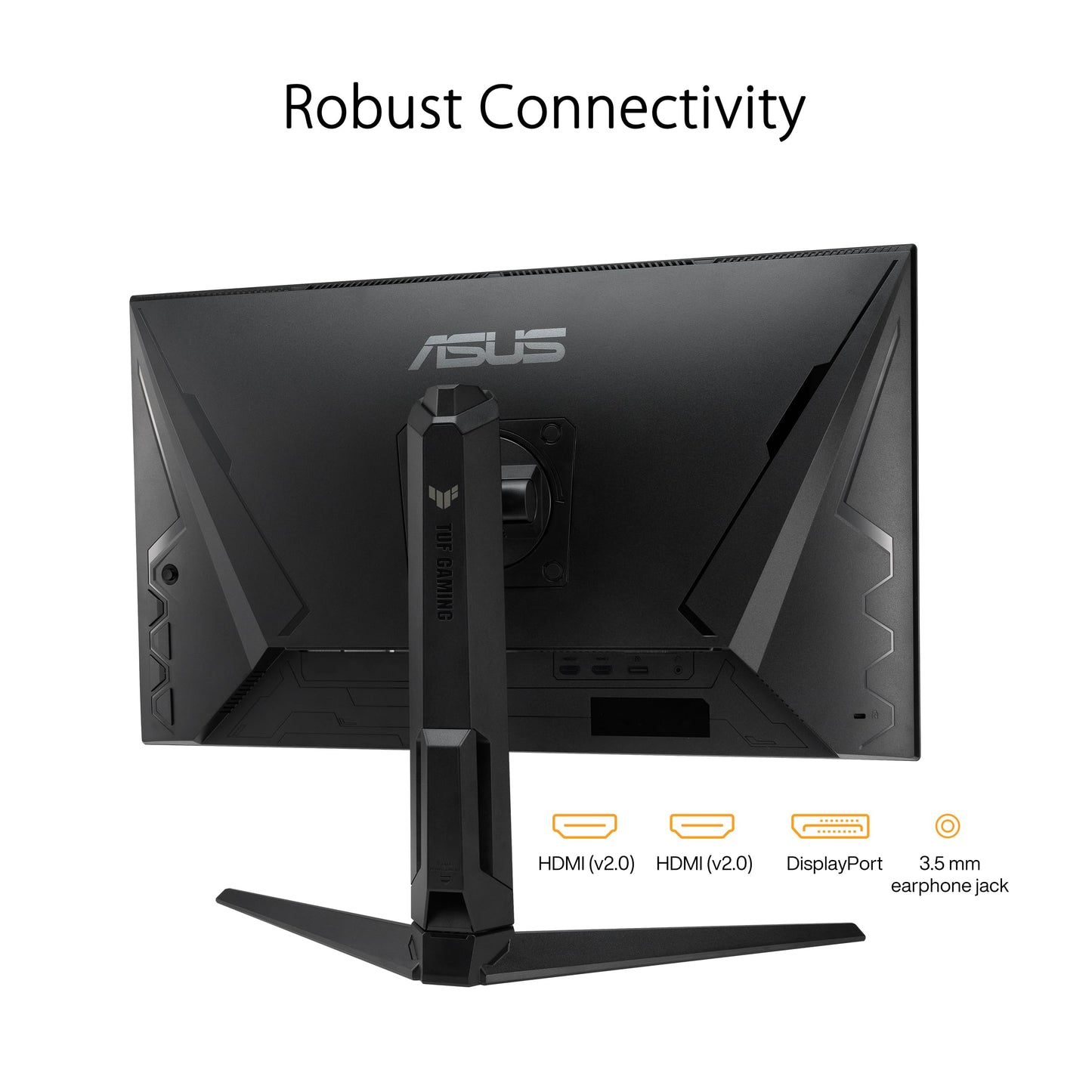 ASUS TUF Gaming VG34VQL1B, 34 Inch UWQHD Curved Monitor, 165 Hz, 1 ms MPRT, FreeSync Premium, DisplayHDR 400, VA Panel, 21:9, 3440 x 1440, DisplayPort, HDMI, USB, Ergonomic, Black