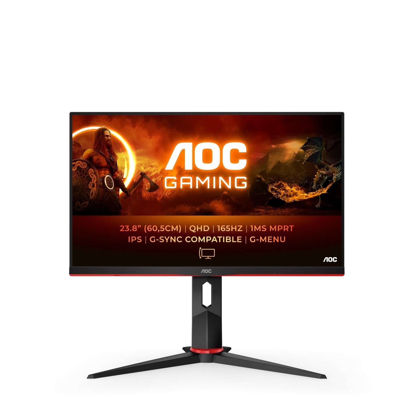 AOC Gaming CU34G2XPD – 34-Zoll-WQHD-Curved-Monitor, 180 Hz, schnelle VA, 1 ms GTG, FreeSync Premium, HDR400, höhenverstellbarer Standfuß (3440 x 1440, HDMI, DisplayPort, USB-Hub)