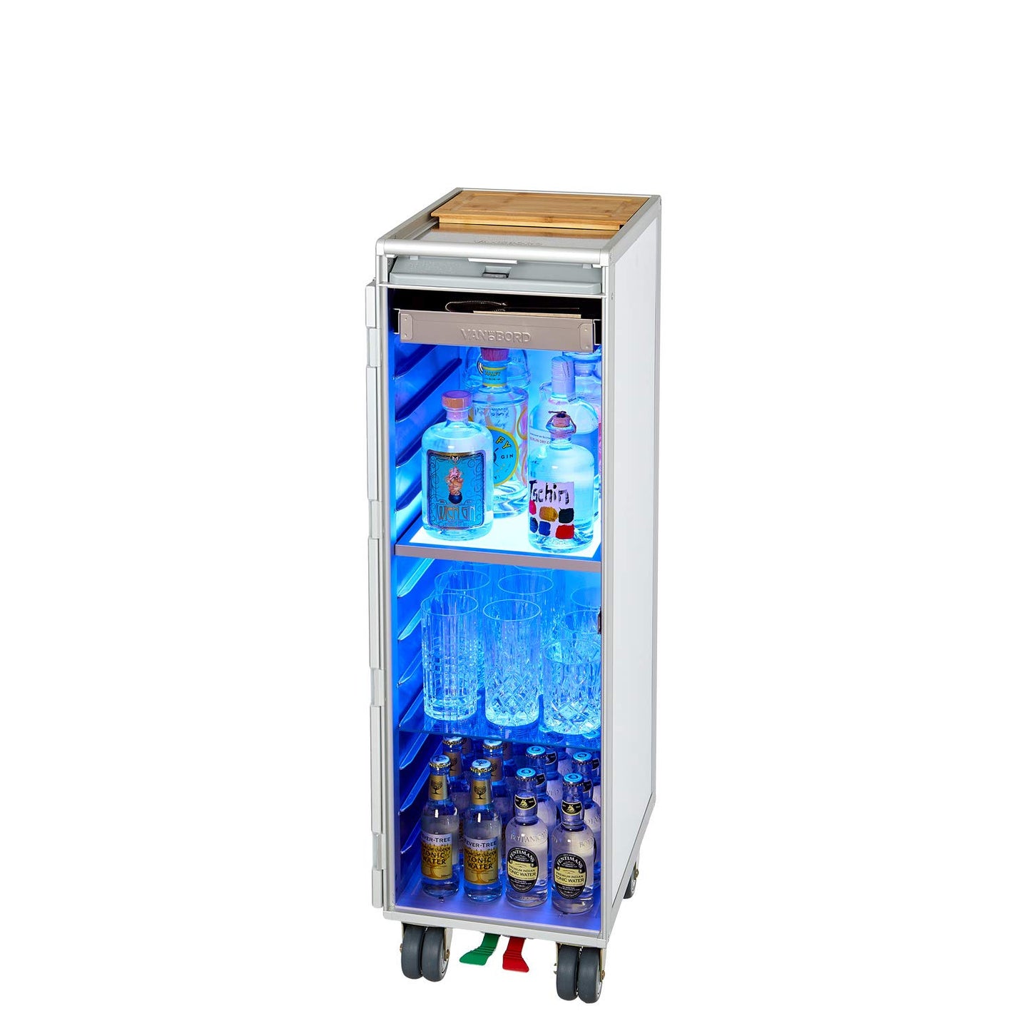 VanDeBord Equipment Package Bar, Accessories for Airline Trolleys, Aircraft Trolley Bar (Aluminium, KSSU)