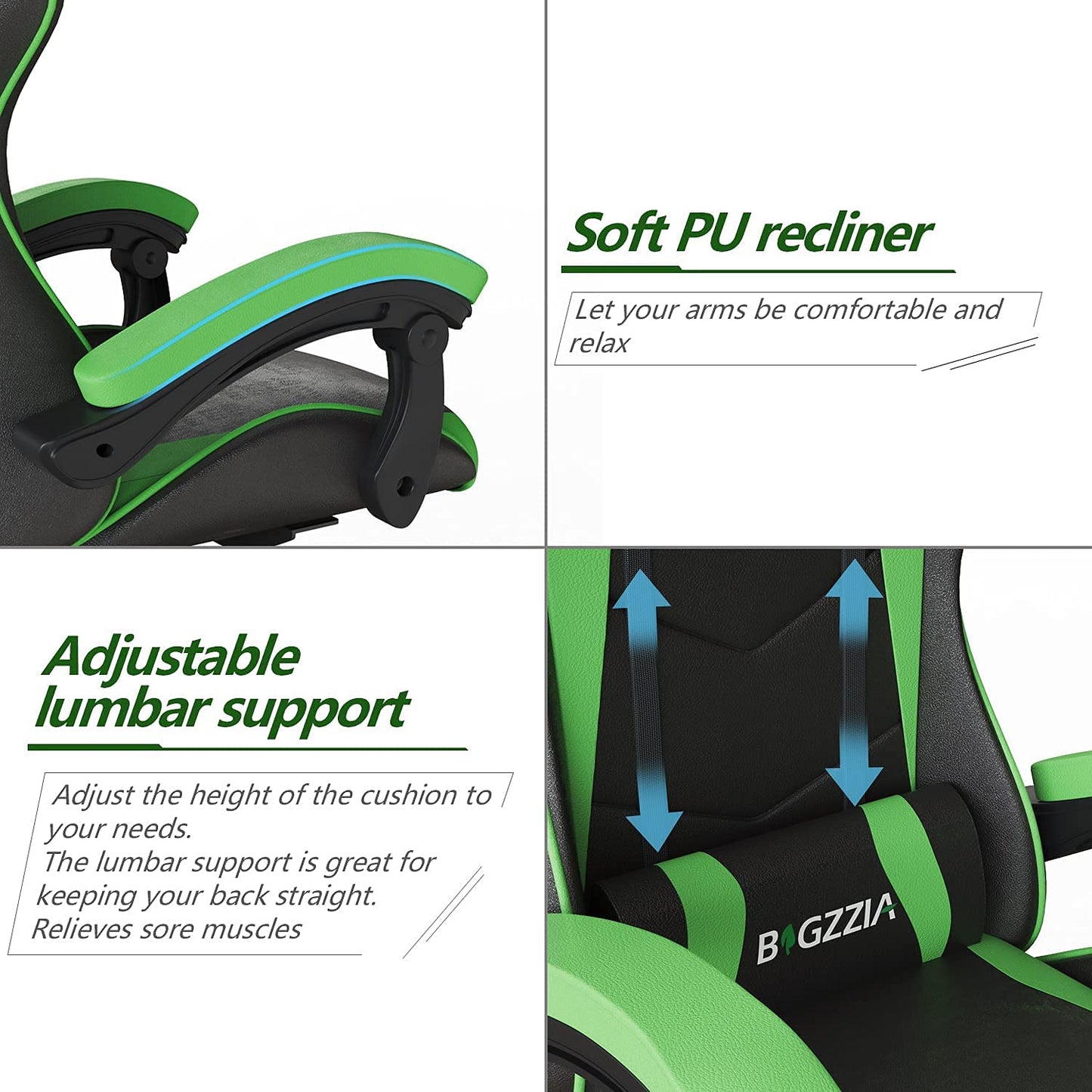 Racingreat Gaming Stuhl, Gamer Stühle, Ergonomisch Gaming Chair, Rückenlehne Einstellbar Pc-Stuhl, 360° Drehbar Gaming Sessel, Atmungsaktiver Bürostuhl für Jugendliche Jungen Mädchen Erwachsene Rosa